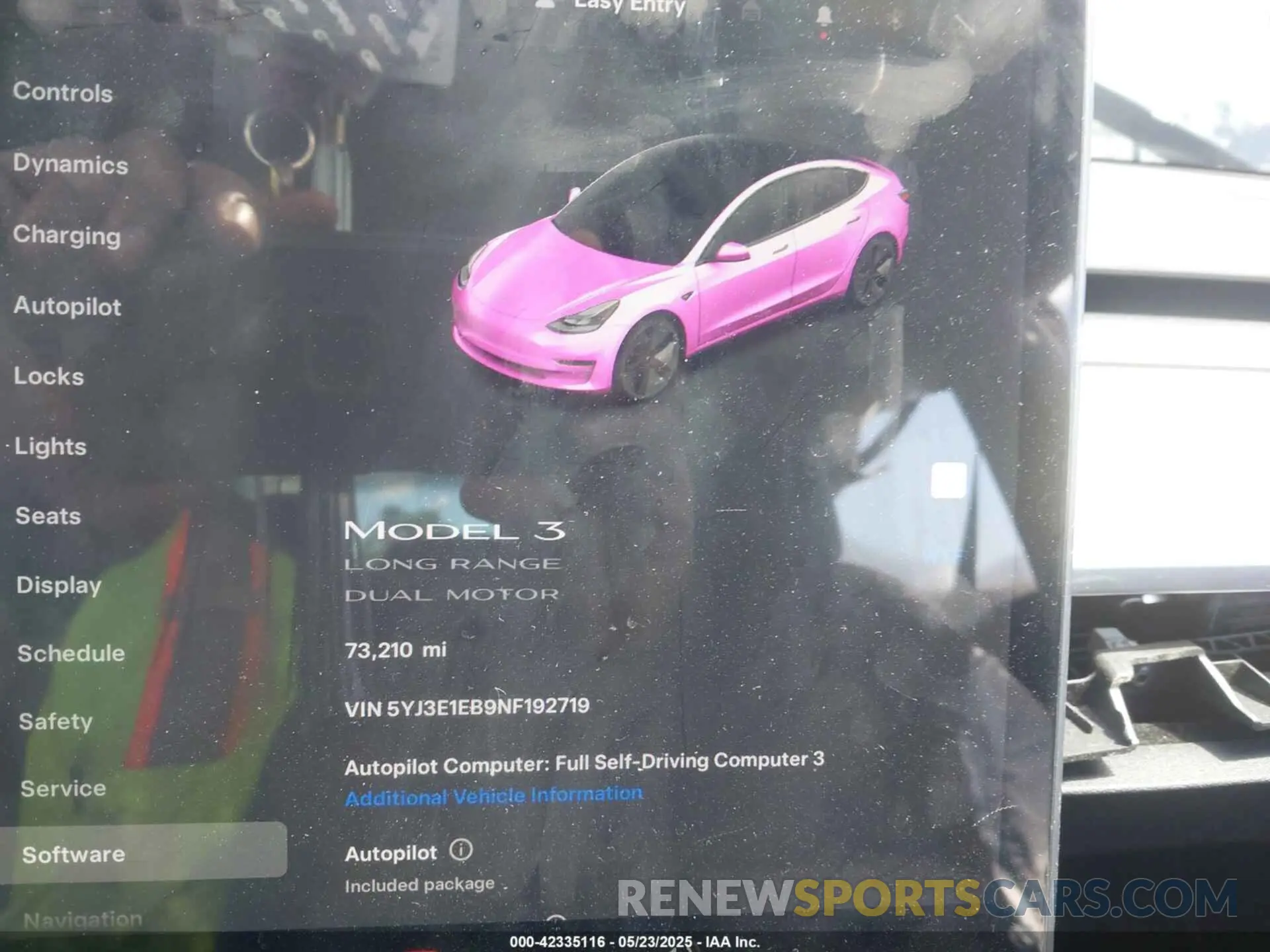 17 Фотография поврежденного автомобиля 5YJ3E1EB9NF192719 TESLA MODEL 3 2022