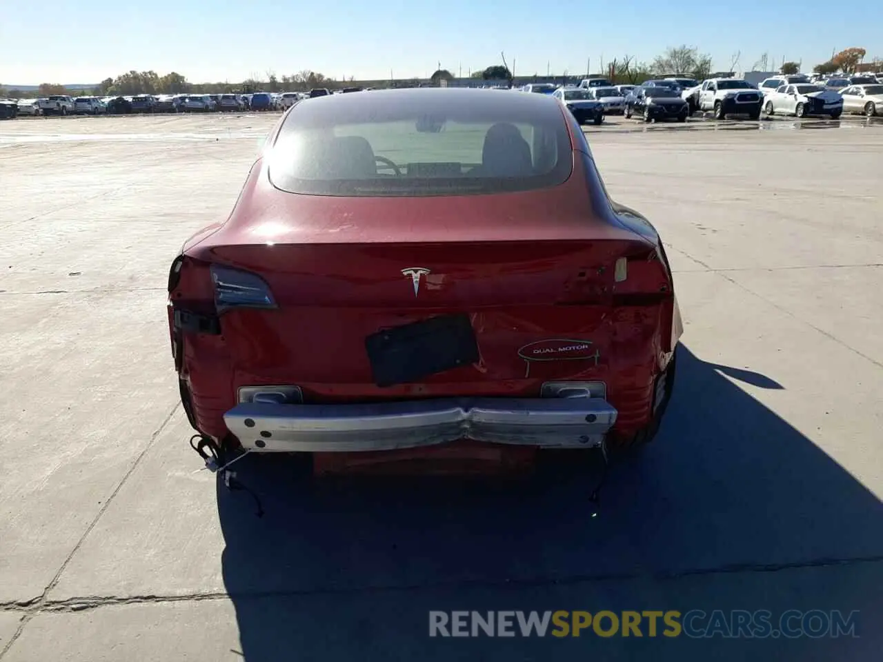 6 Photograph of a damaged car 5YJ3E1EB9NF196401 TESLA MODEL 3 2022