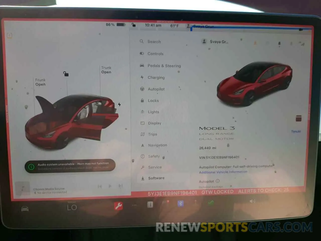 9 Photograph of a damaged car 5YJ3E1EB9NF196401 TESLA MODEL 3 2022