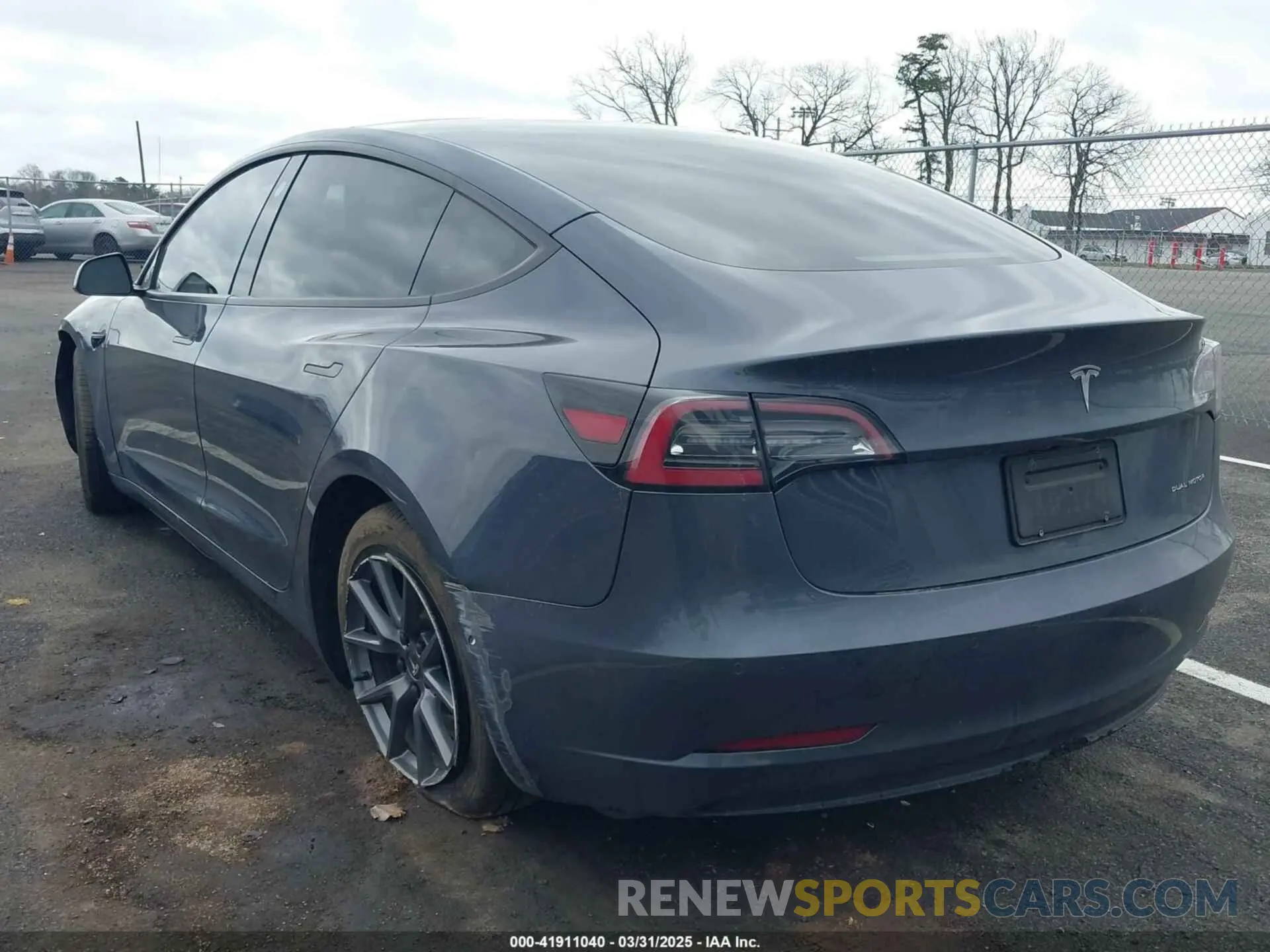 3 Фотография поврежденного автомобиля 5YJ3E1EB9NF206943 TESLA MODEL 3 2022