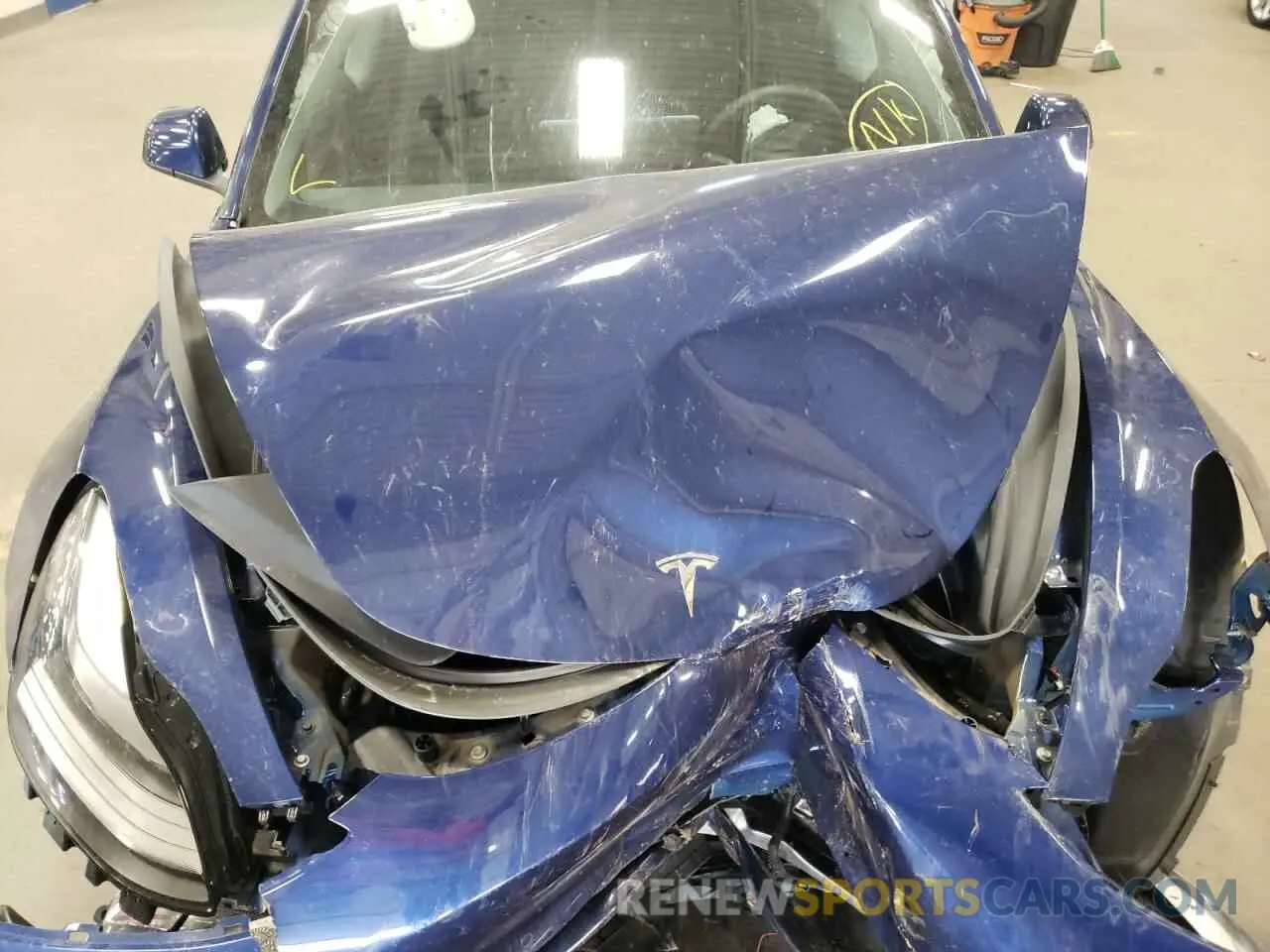 7 Photograph of a damaged car 5YJ3E1EB9NF227100 TESLA MODEL 3 2022