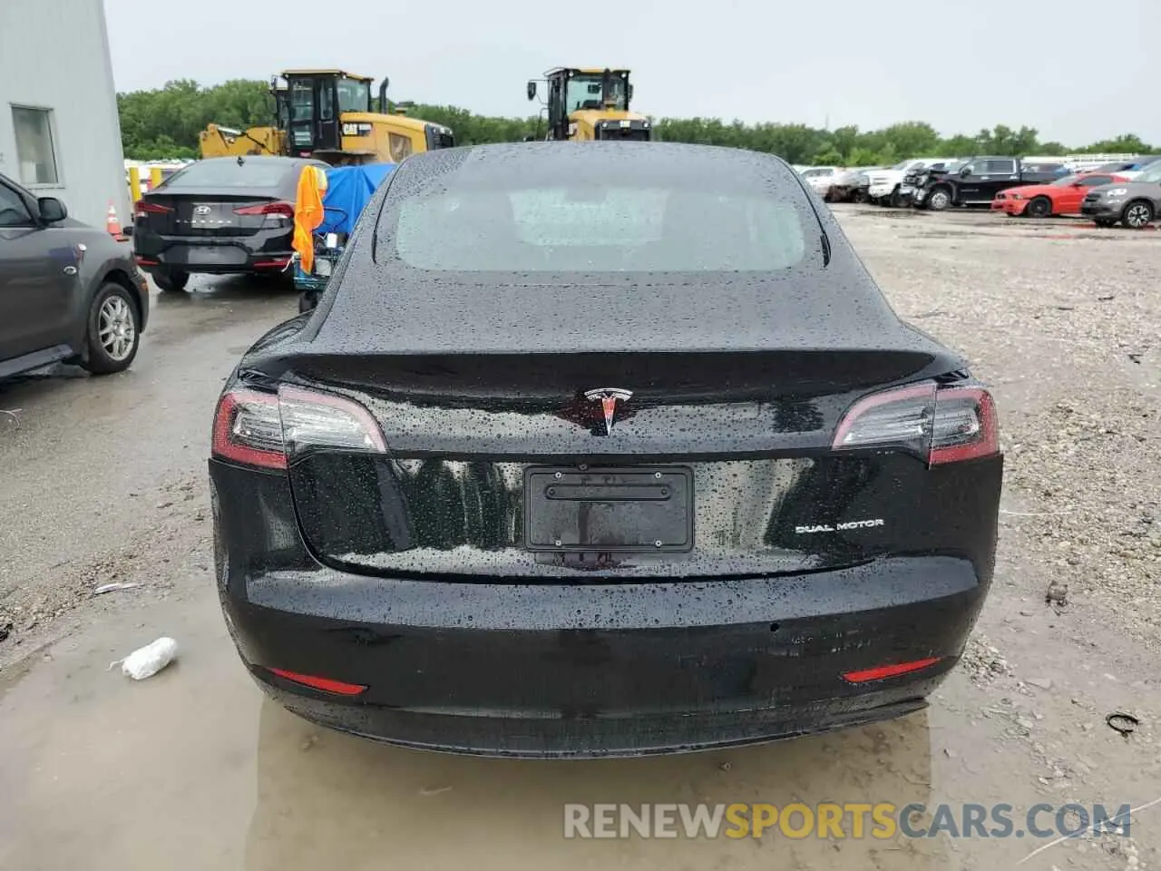 6 Photograph of a damaged car 5YJ3E1EB9NF244527 TESLA MODEL 3 2022
