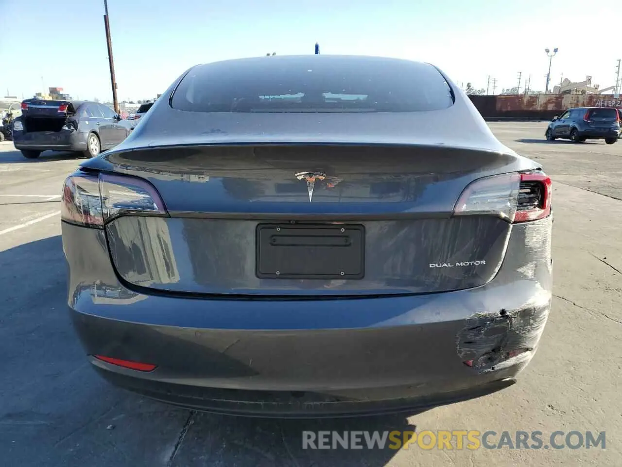 6 Photograph of a damaged car 5YJ3E1EB9NF251347 TESLA MODEL 3 2022