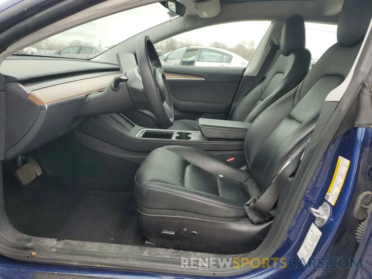 7 Photograph of a damaged car 5YJ3E1EB9NF272070 TESLA MODEL 3 2022