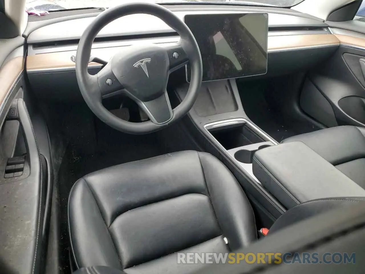 8 Photograph of a damaged car 5YJ3E1EB9NF272070 TESLA MODEL 3 2022
