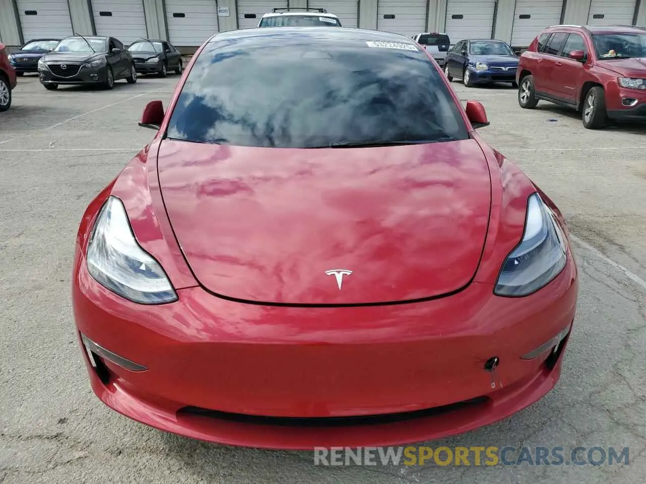 5 Photograph of a damaged car 5YJ3E1EB9NF278371 TESLA MODEL 3 2022