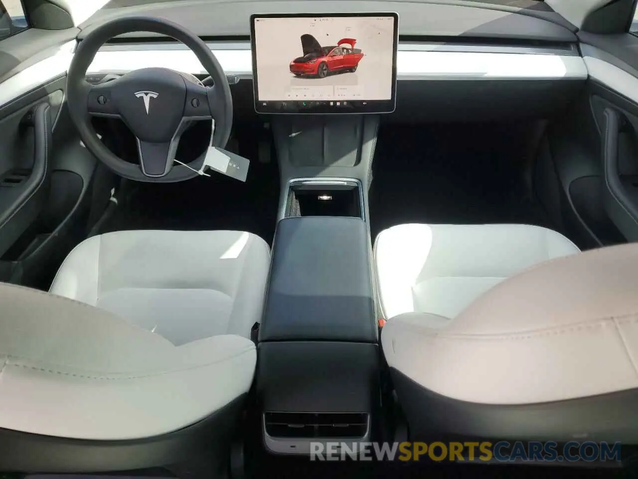 8 Photograph of a damaged car 5YJ3E1EB9NF278371 TESLA MODEL 3 2022