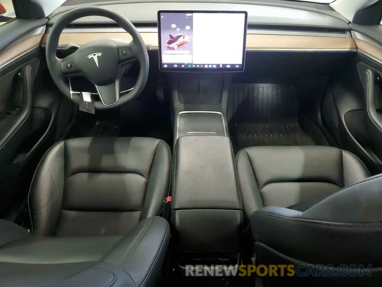 8 Фотография поврежденного автомобиля 5YJ3E1EB9NF317119 TESLA MODEL 3 2022