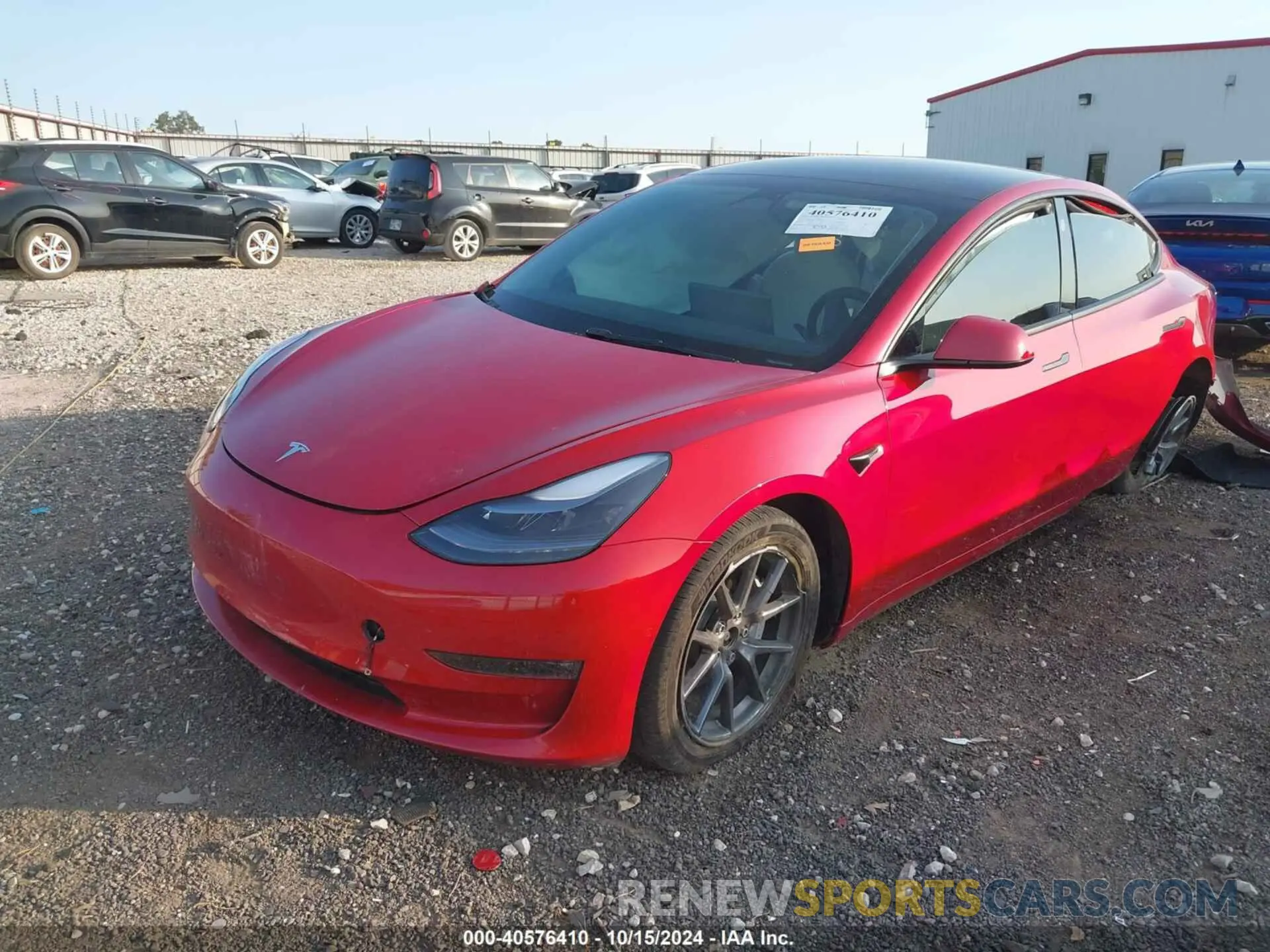 2 Фотография поврежденного автомобиля 5YJ3E1EB9NF323180 TESLA MODEL 3 2022