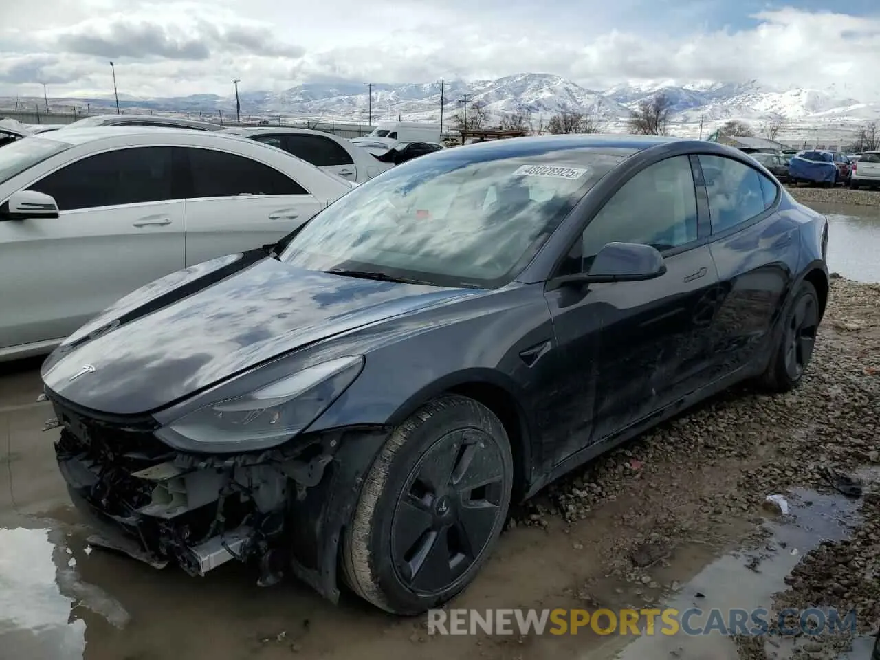 1 Фотография поврежденного автомобиля 5YJ3E1EB9NF327066 TESLA MODEL 3 2022