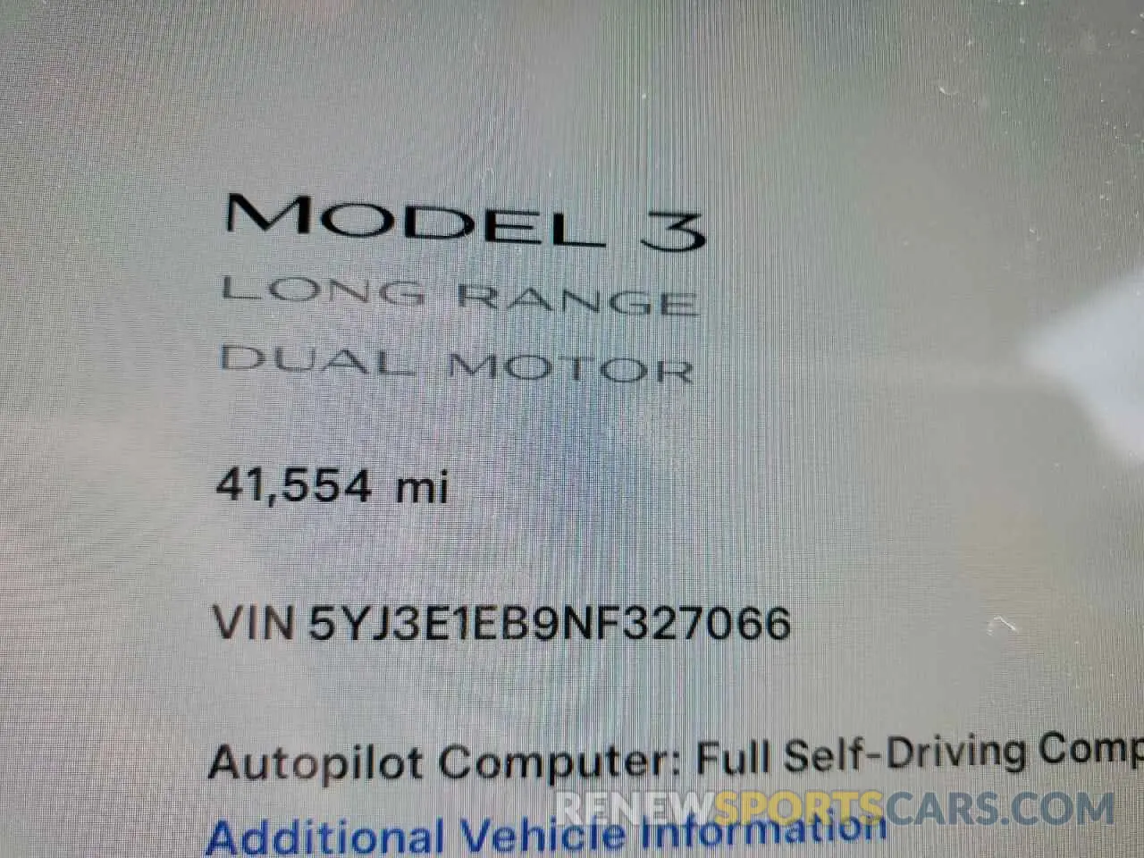 9 Фотография поврежденного автомобиля 5YJ3E1EB9NF327066 TESLA MODEL 3 2022