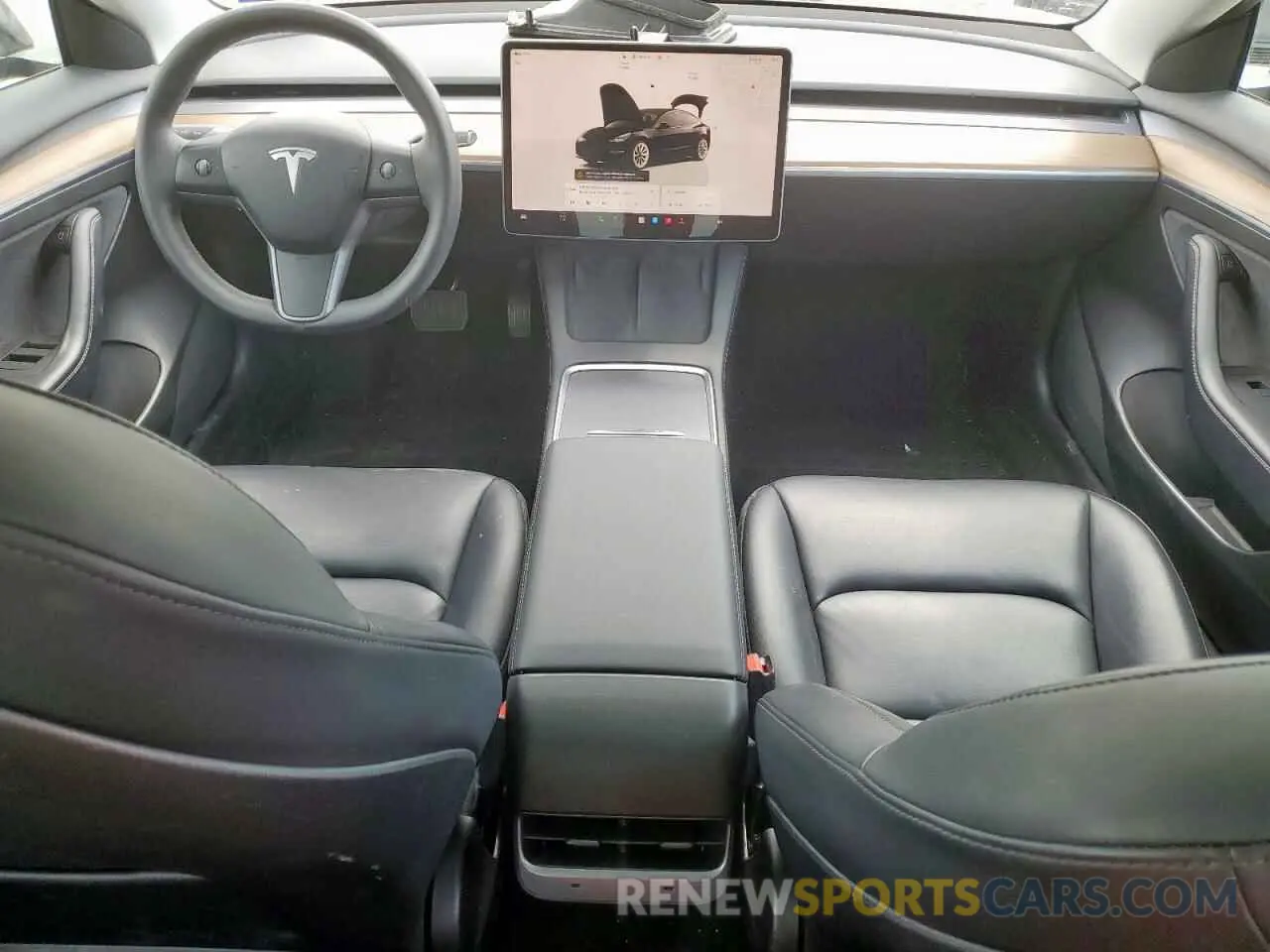 8 Photograph of a damaged car 5YJ3E1EB9NF354607 TESLA MODEL 3 2022