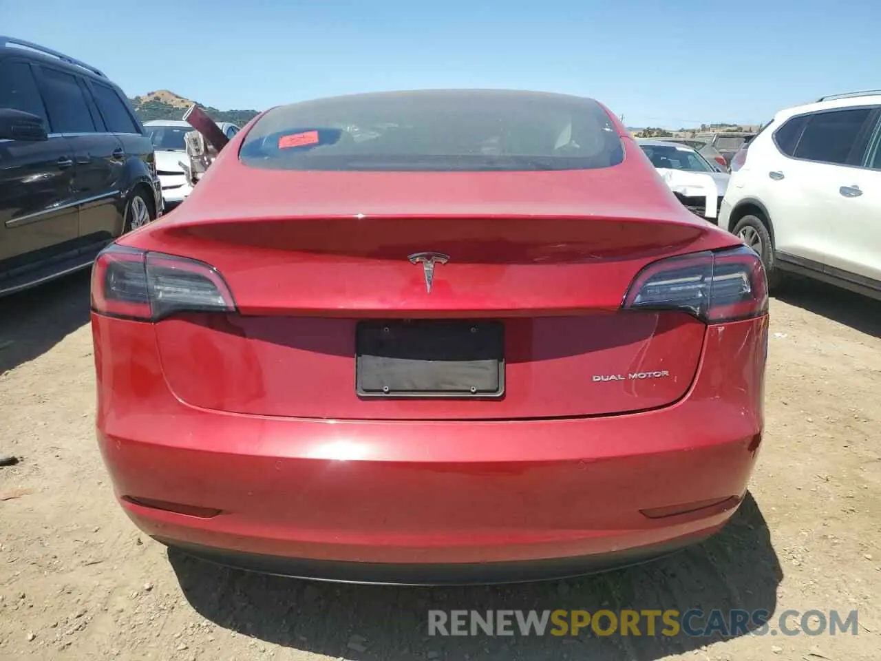 6 Фотография поврежденного автомобиля 5YJ3E1EB9NF357314 TESLA MODEL 3 2022