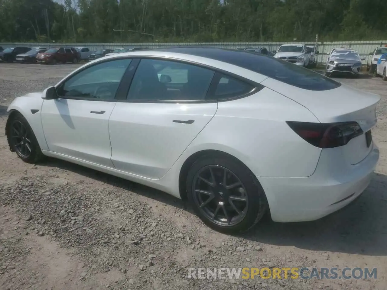 2 Фотография поврежденного автомобиля 5YJ3E1EBXNF106883 TESLA MODEL 3 2022
