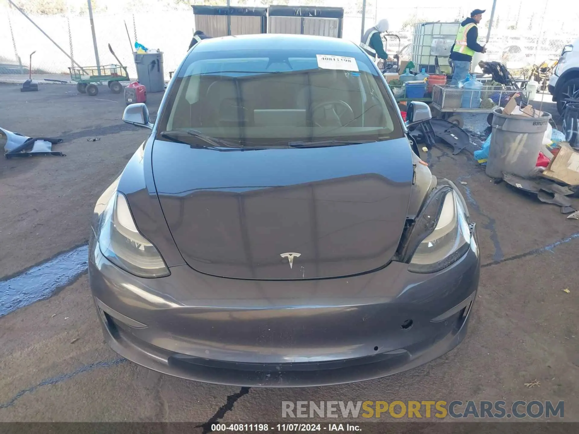 13 Photograph of a damaged car 5YJ3E1EBXNF124073 TESLA MODEL 3 2022