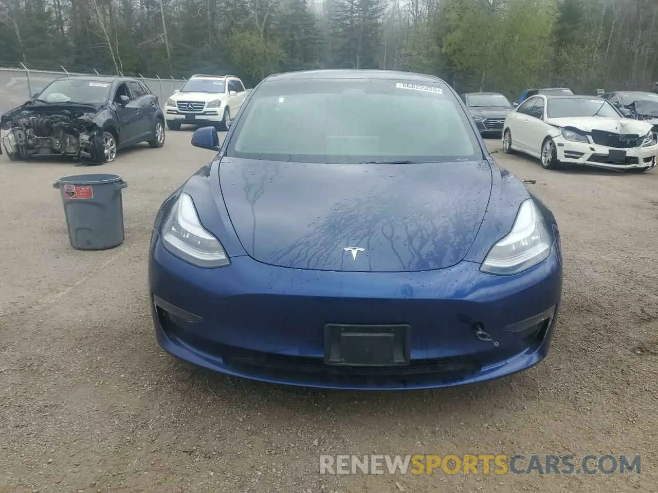 5 Photograph of a damaged car 5YJ3E1EBXNF124378 TESLA MODEL 3 2022