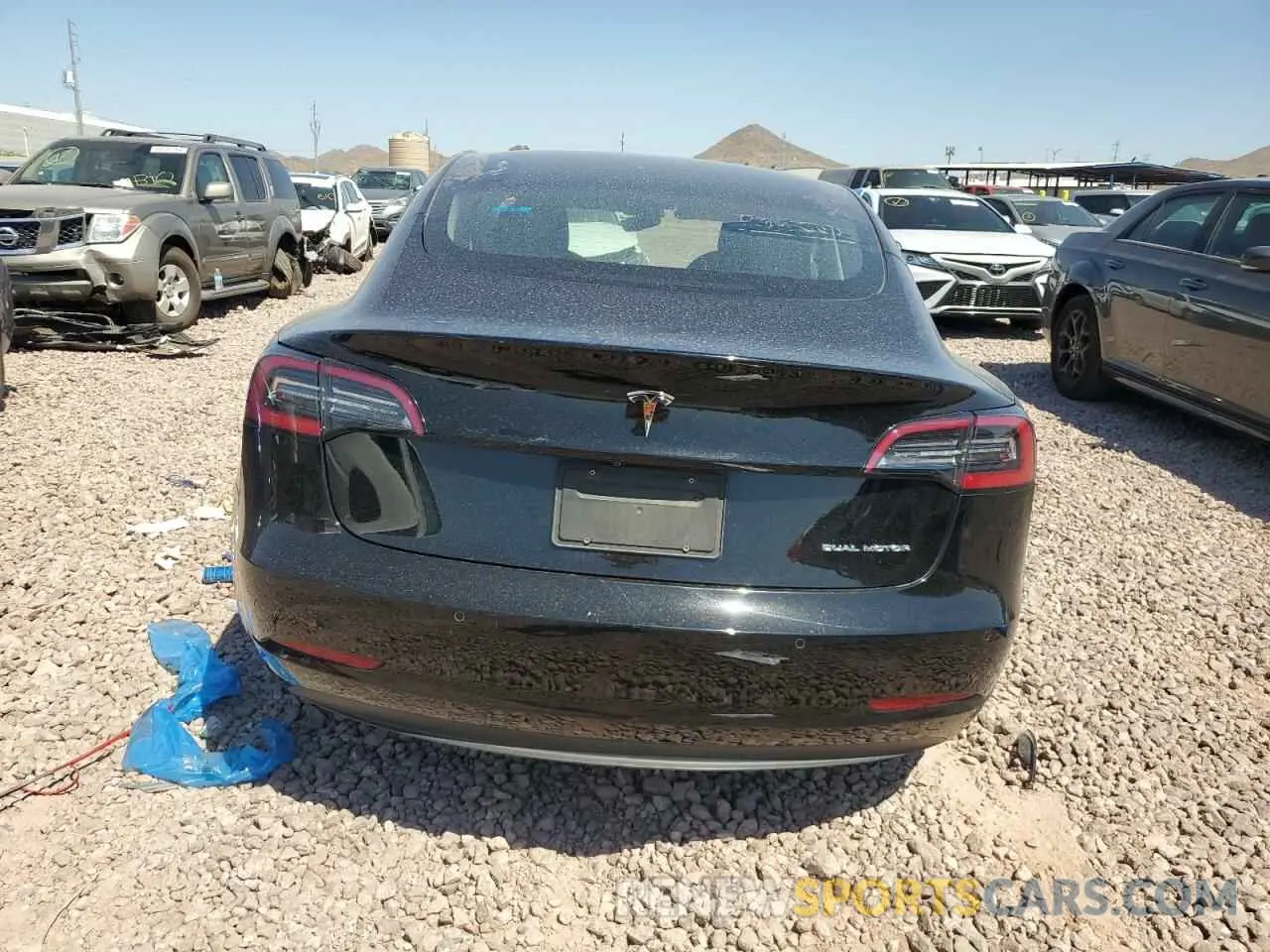 6 Photograph of a damaged car 5YJ3E1EBXNF127250 TESLA MODEL 3 2022
