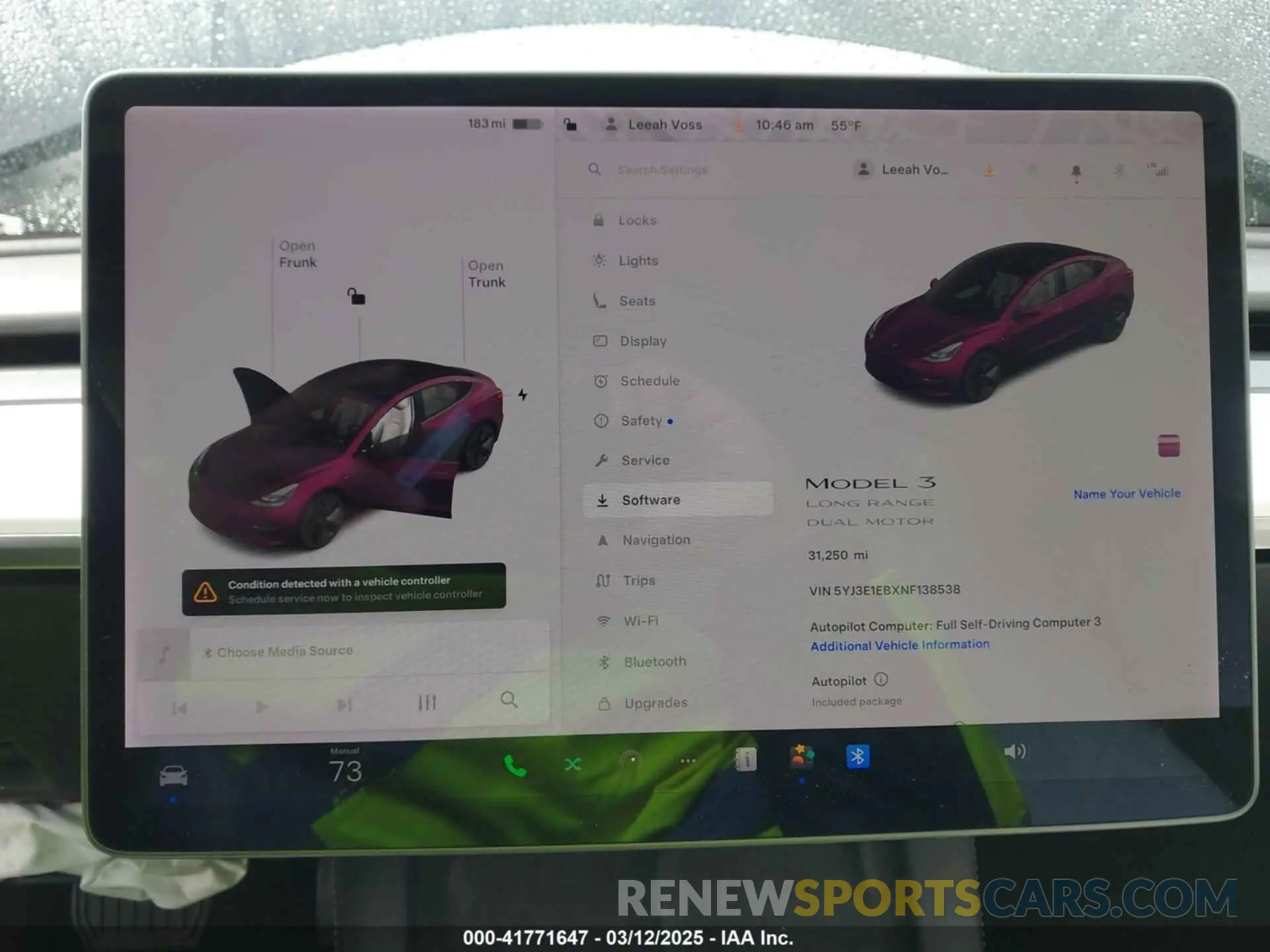 17 Photograph of a damaged car 5YJ3E1EBXNF138538 TESLA MODEL 3 2022