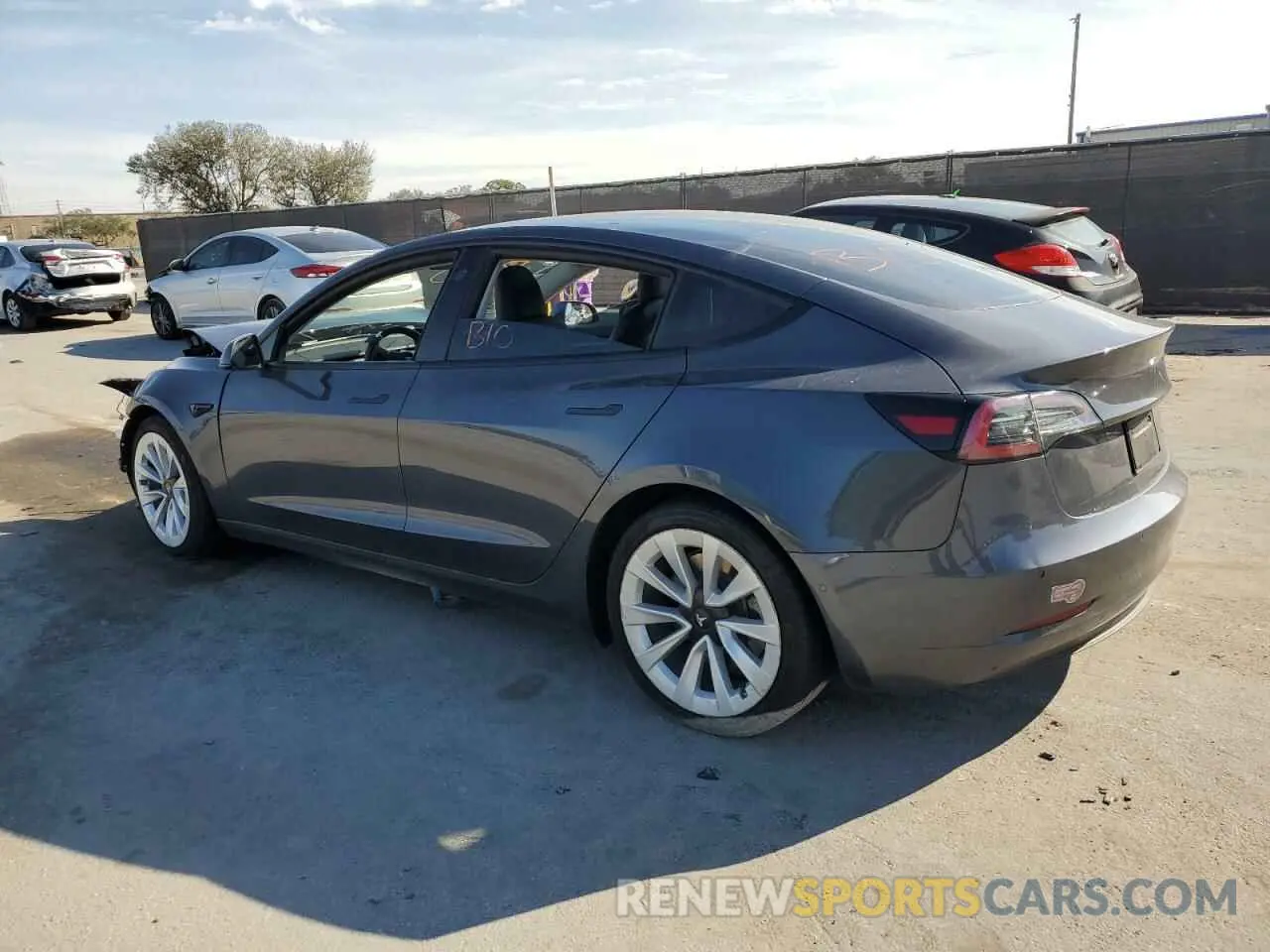 2 Фотография поврежденного автомобиля 5YJ3E1EBXNF145554 TESLA MODEL 3 2022