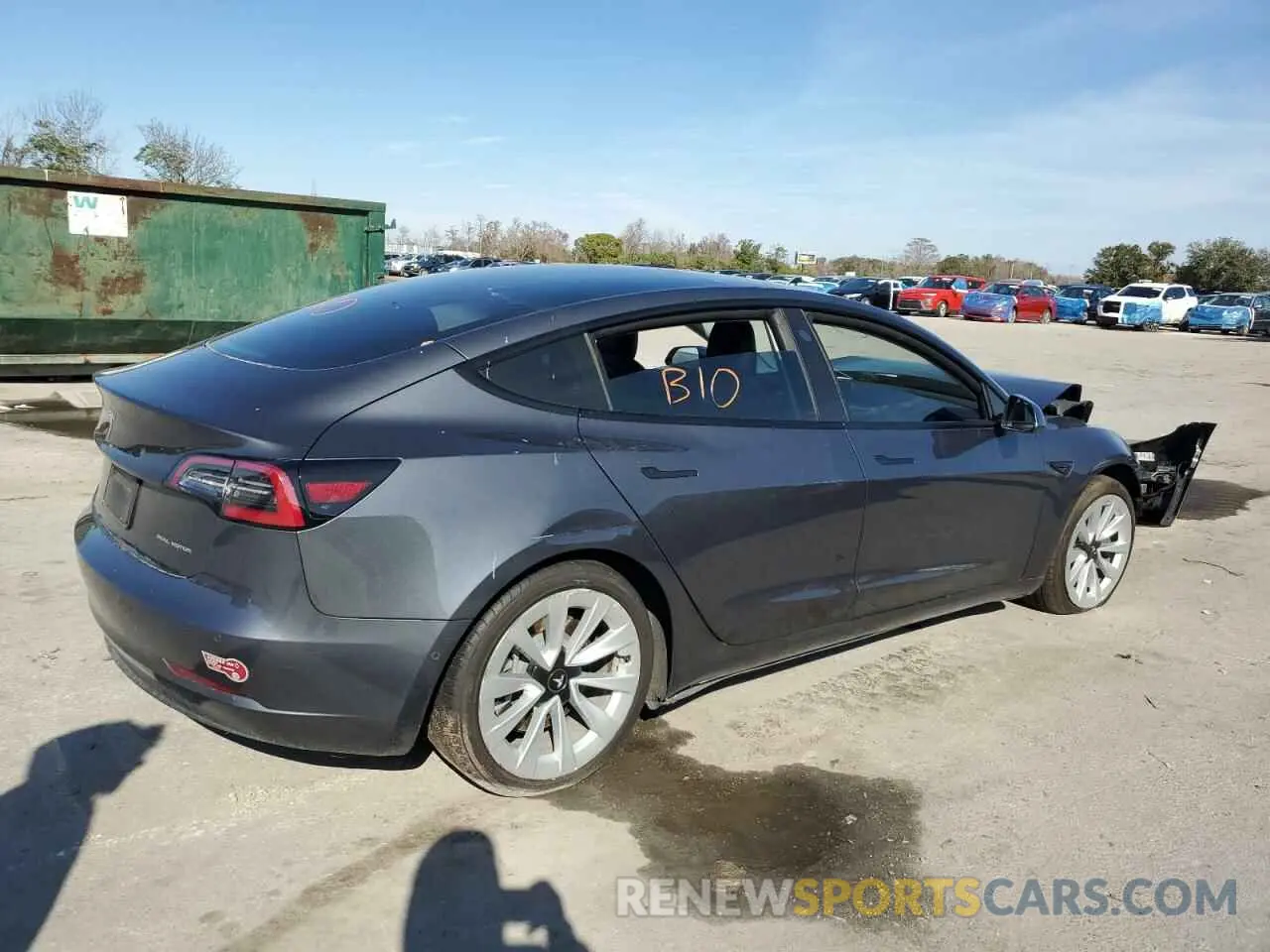 3 Фотография поврежденного автомобиля 5YJ3E1EBXNF145554 TESLA MODEL 3 2022