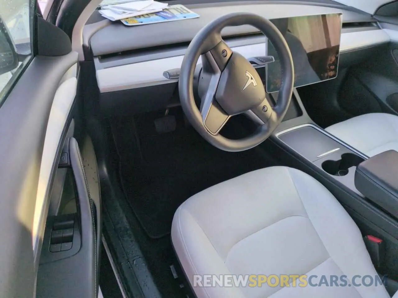 8 Фотография поврежденного автомобиля 5YJ3E1EBXNF181454 TESLA MODEL 3 2022