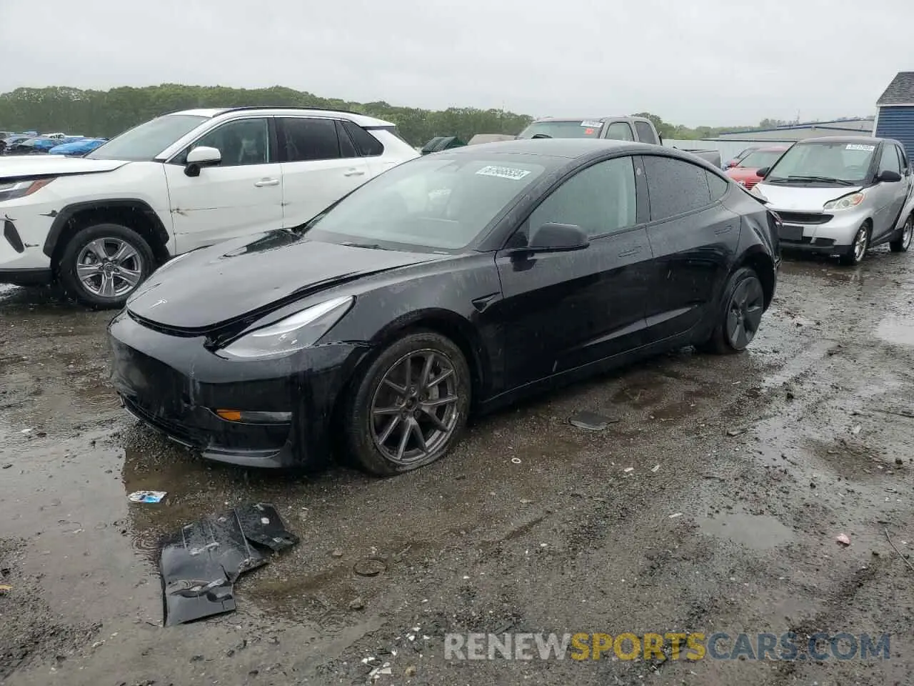 1 Фотография поврежденного автомобиля 5YJ3E1EBXNF185018 TESLA MODEL 3 2022