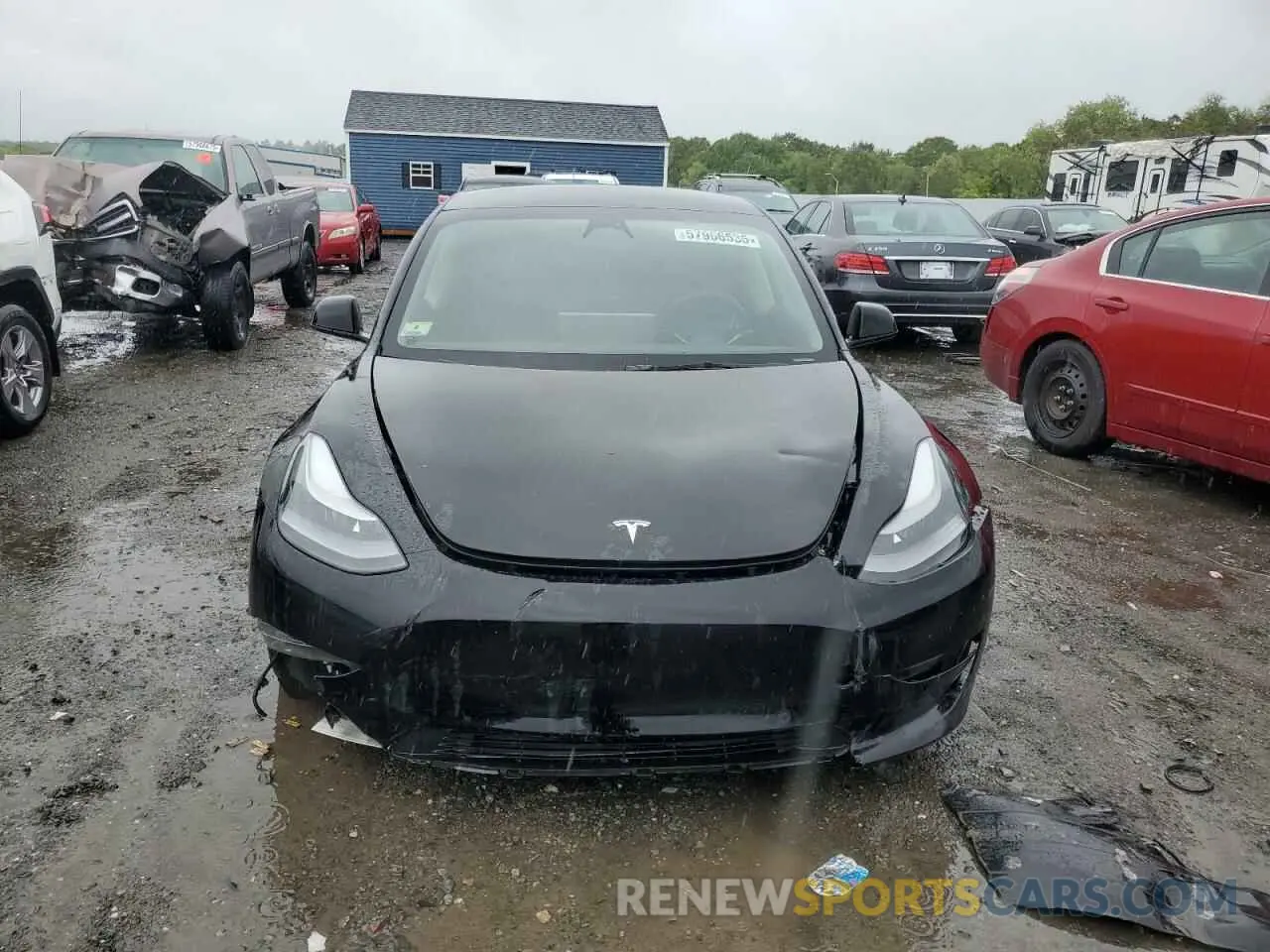 5 Фотография поврежденного автомобиля 5YJ3E1EBXNF185018 TESLA MODEL 3 2022