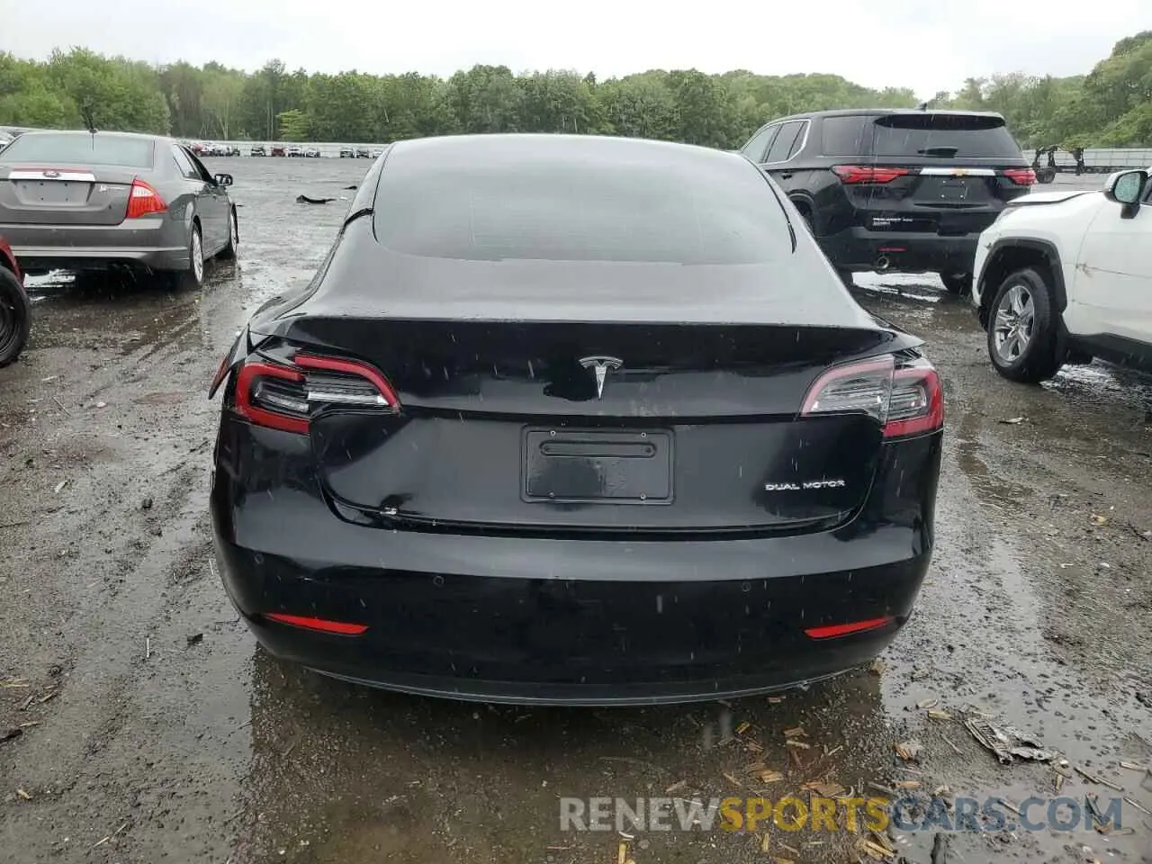 6 Фотография поврежденного автомобиля 5YJ3E1EBXNF185018 TESLA MODEL 3 2022