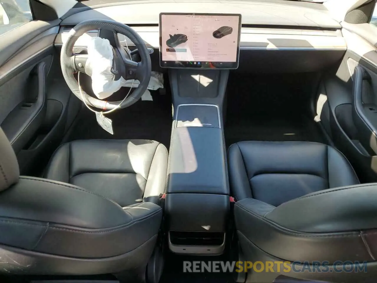 8 Photograph of a damaged car 5YJ3E1EBXNF186458 TESLA MODEL 3 2022