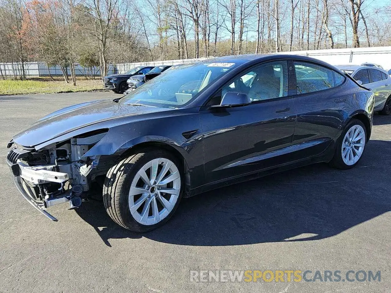 1 Фотография поврежденного автомобиля 5YJ3E1EBXNF188596 TESLA MODEL 3 2022