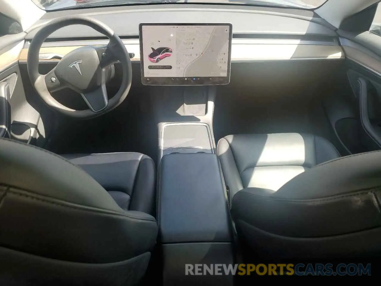 8 Фотография поврежденного автомобиля 5YJ3E1EBXNF188596 TESLA MODEL 3 2022