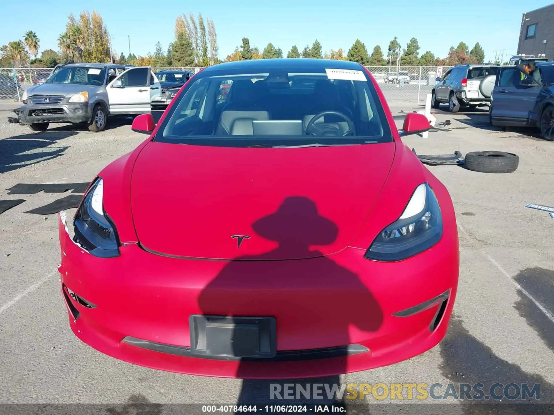 12 Photograph of a damaged car 5YJ3E1EBXNF190963 TESLA MODEL 3 2022