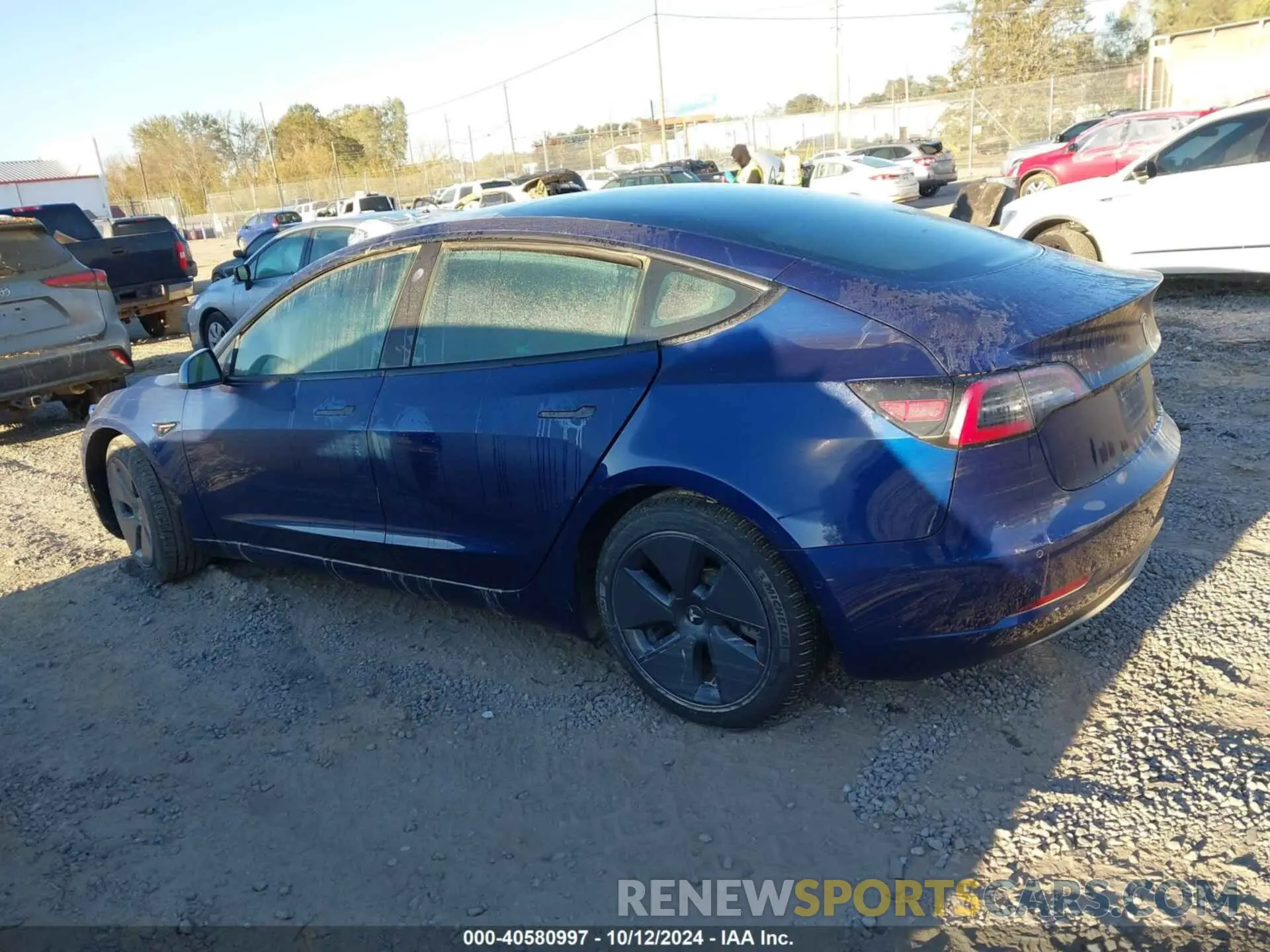 3 Фотография поврежденного автомобиля 5YJ3E1EBXNF192714 TESLA MODEL 3 2022