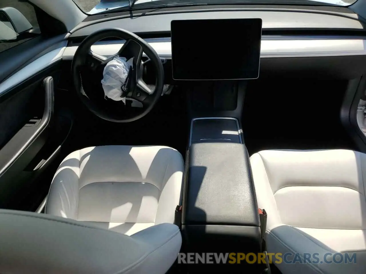 8 Photograph of a damaged car 5YJ3E1EBXNF197346 TESLA MODEL 3 2022