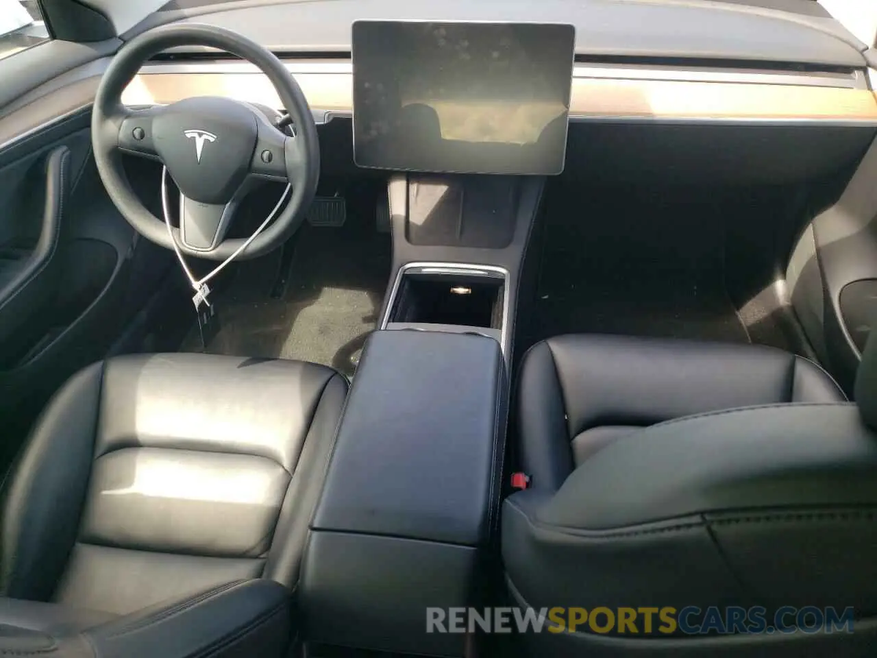 8 Фотография поврежденного автомобиля 5YJ3E1EBXNF207681 TESLA MODEL 3 2022