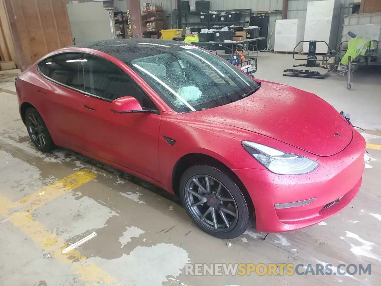 4 Фотография поврежденного автомобиля 5YJ3E1EBXNF240857 TESLA MODEL 3 2022