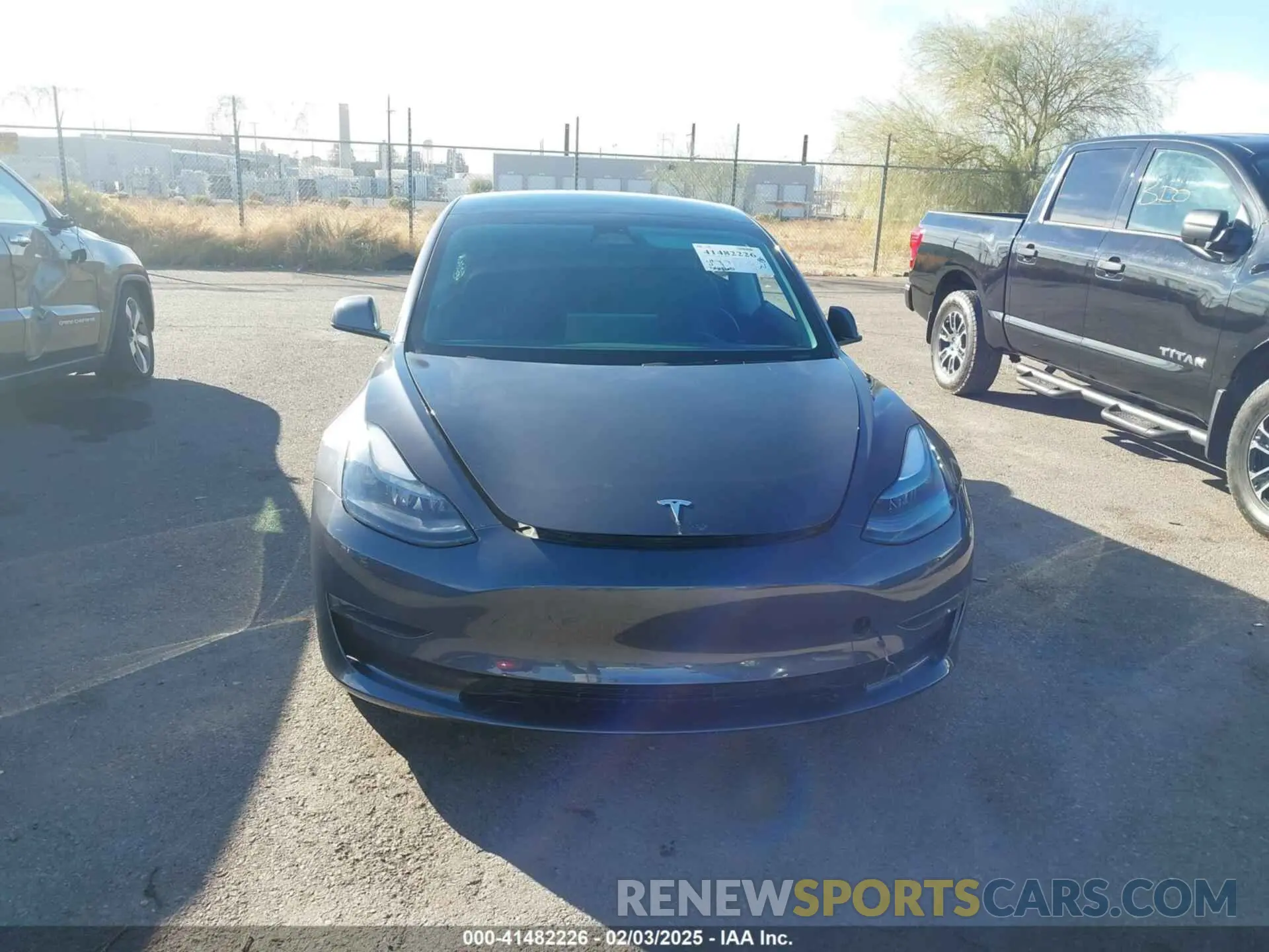 13 Photograph of a damaged car 5YJ3E1EBXNF241149 TESLA MODEL 3 2022
