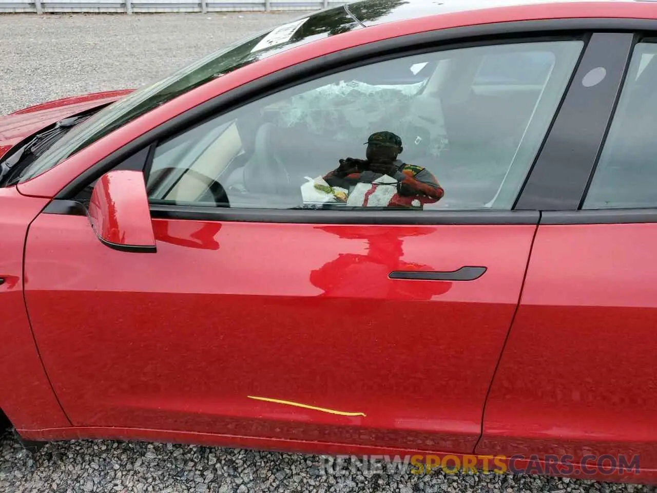12 Photograph of a damaged car 5YJ3E1EBXNF249106 TESLA MODEL 3 2022