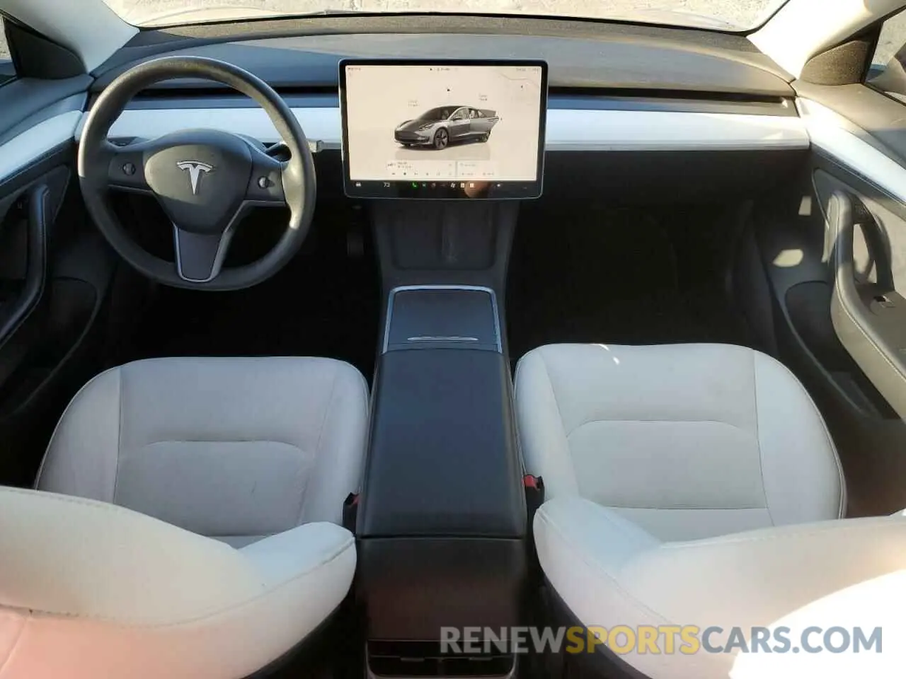 8 Photograph of a damaged car 5YJ3E1EBXNF253107 TESLA MODEL 3 2022