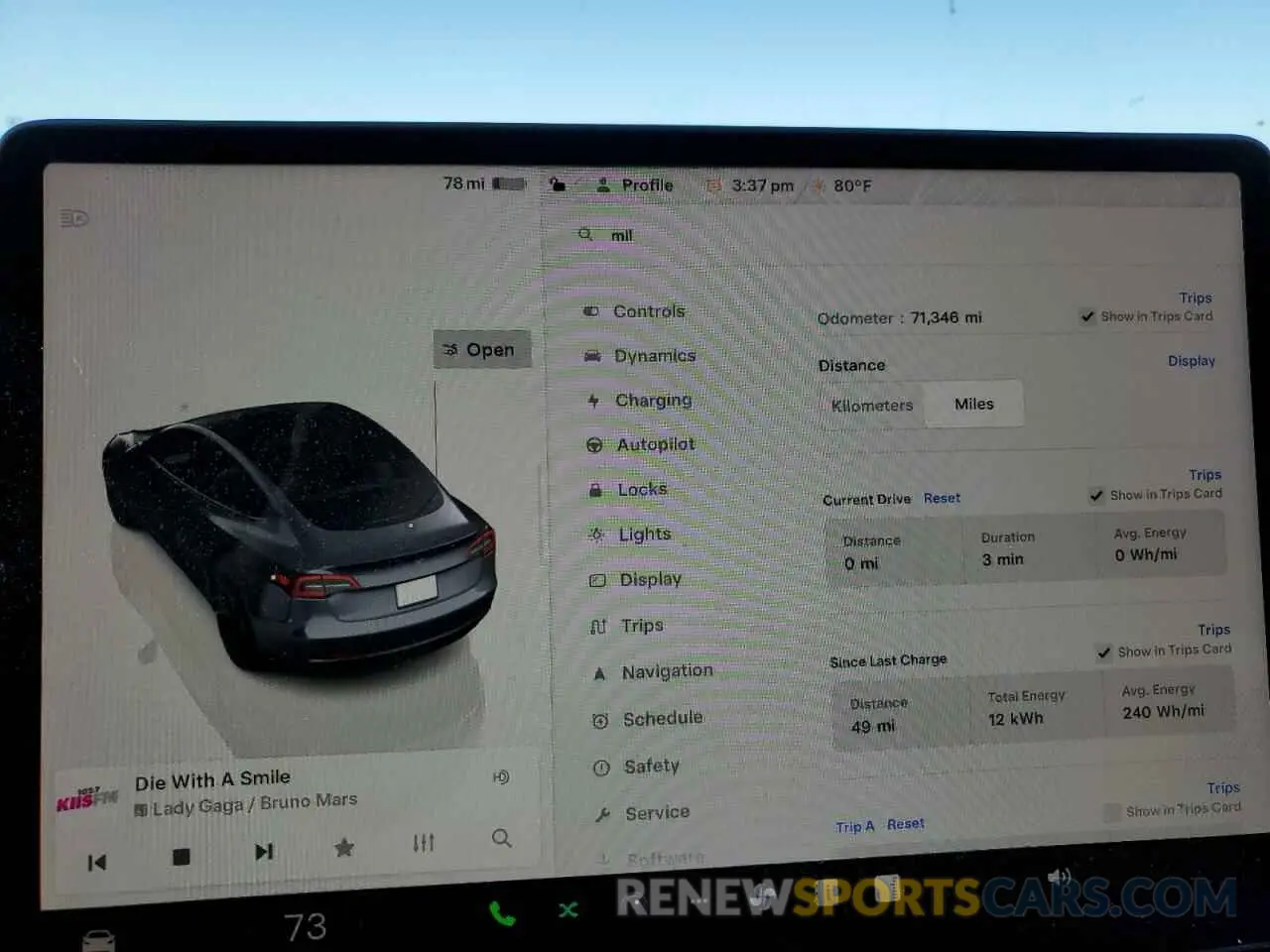 9 Photograph of a damaged car 5YJ3E1EBXNF253107 TESLA MODEL 3 2022