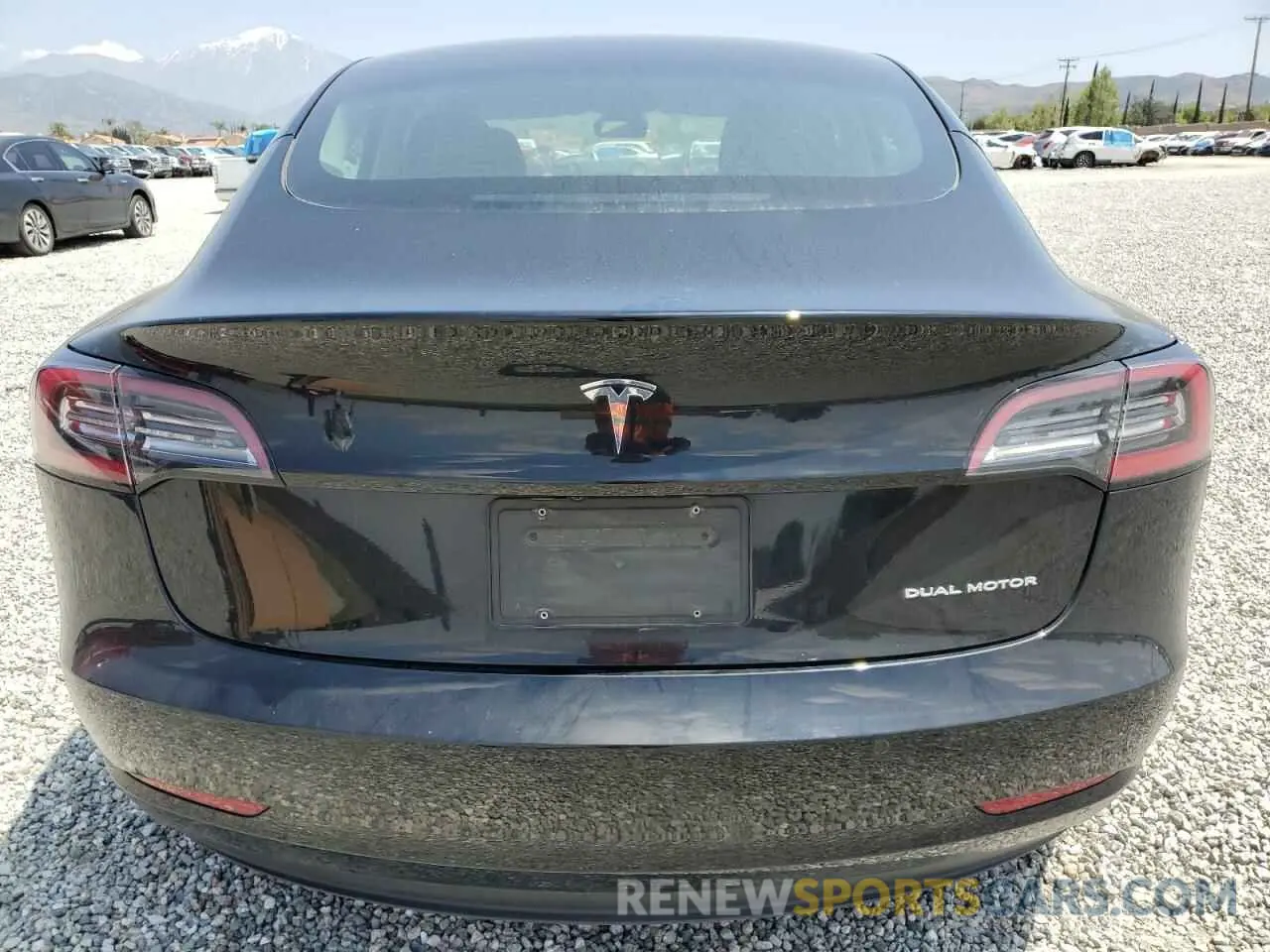 6 Photograph of a damaged car 5YJ3E1EBXNF254418 TESLA MODEL 3 2022