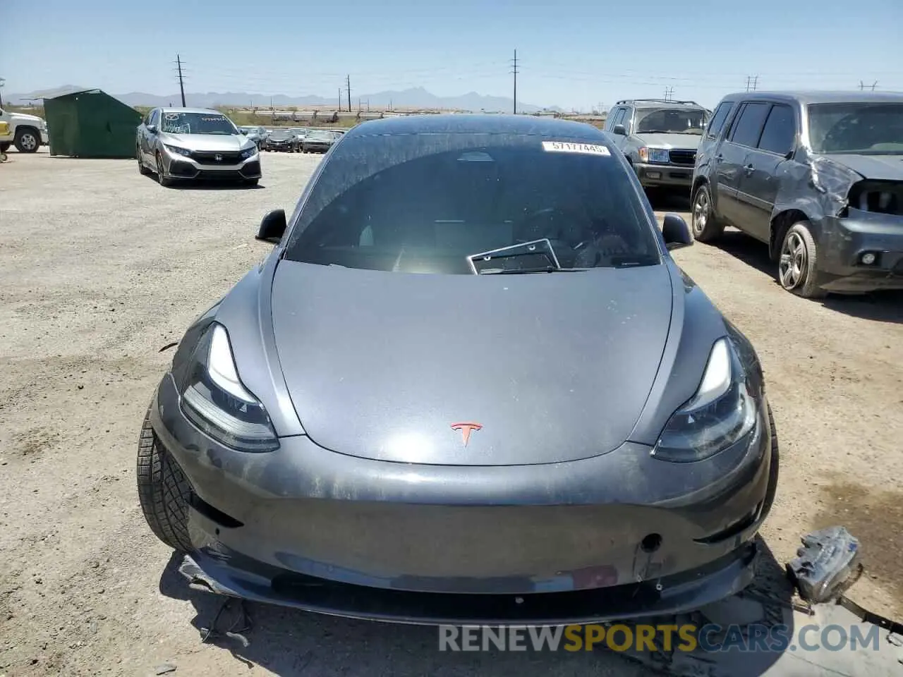 5 Photograph of a damaged car 5YJ3E1EBXNF263832 TESLA MODEL 3 2022