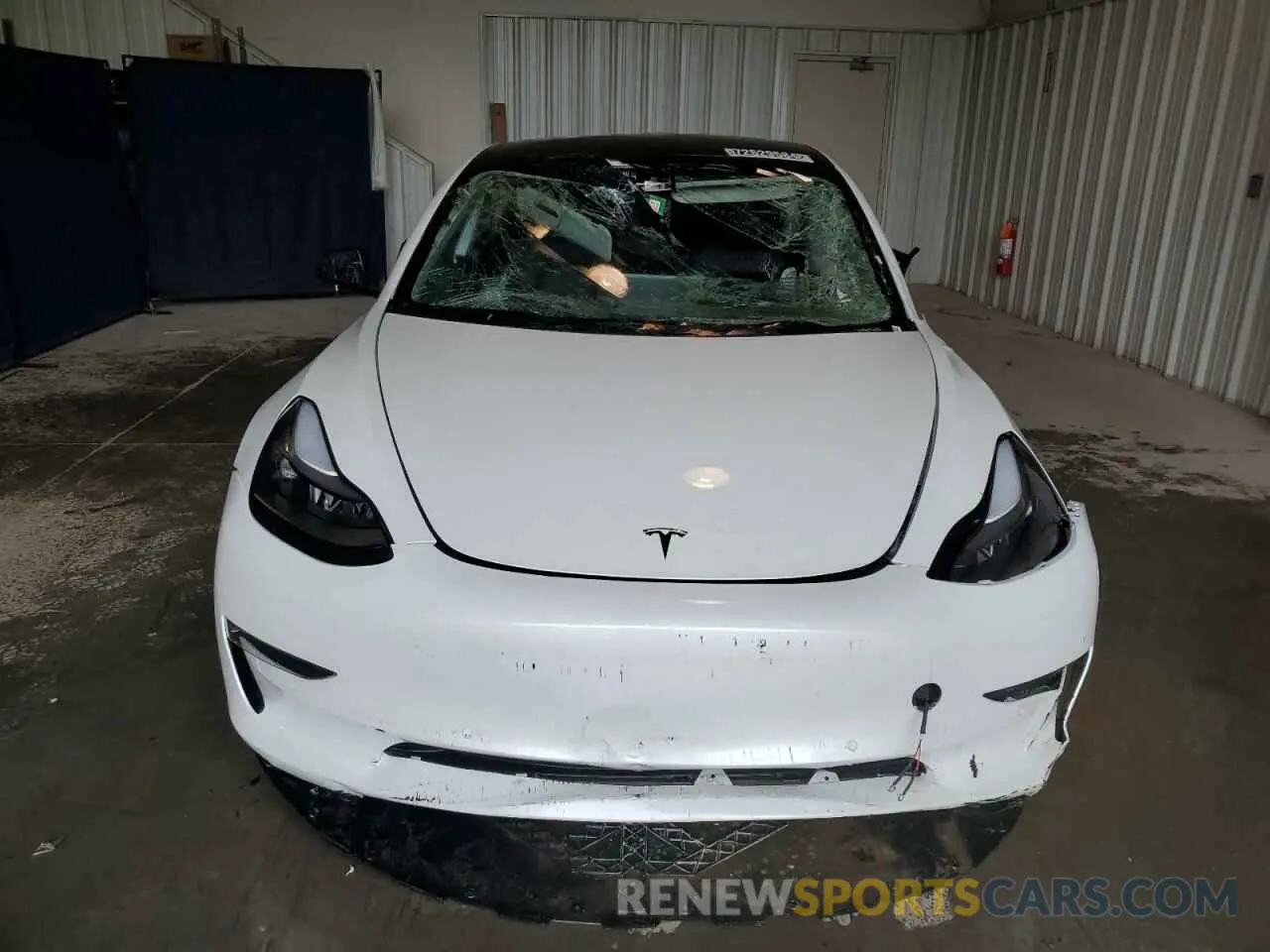 5 Photograph of a damaged car 5YJ3E1EBXNF291355 TESLA MODEL 3 2022