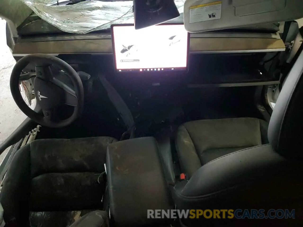 8 Photograph of a damaged car 5YJ3E1EBXNF291355 TESLA MODEL 3 2022