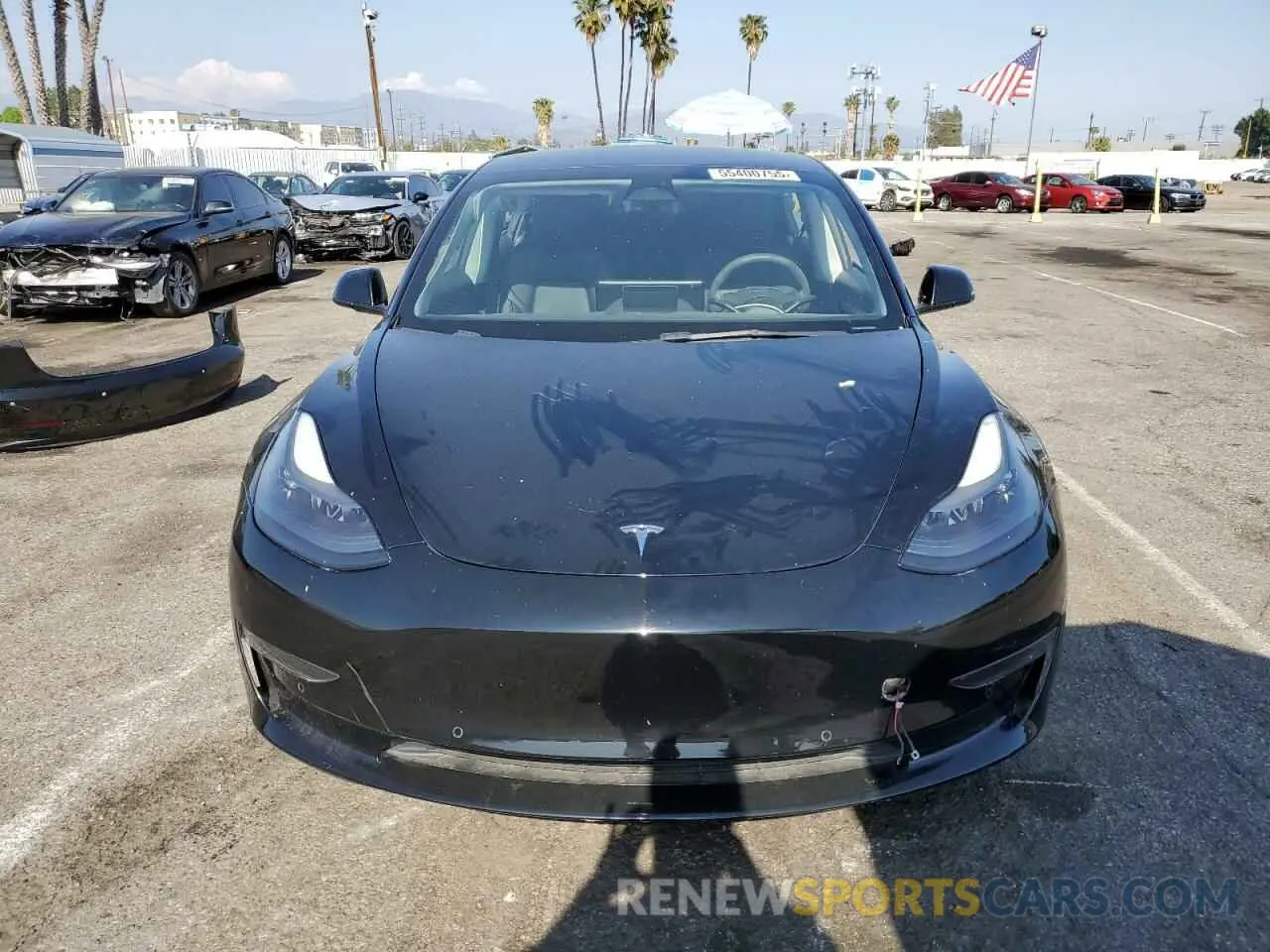 5 Фотография поврежденного автомобиля 5YJ3E1EBXNF295261 TESLA MODEL 3 2022