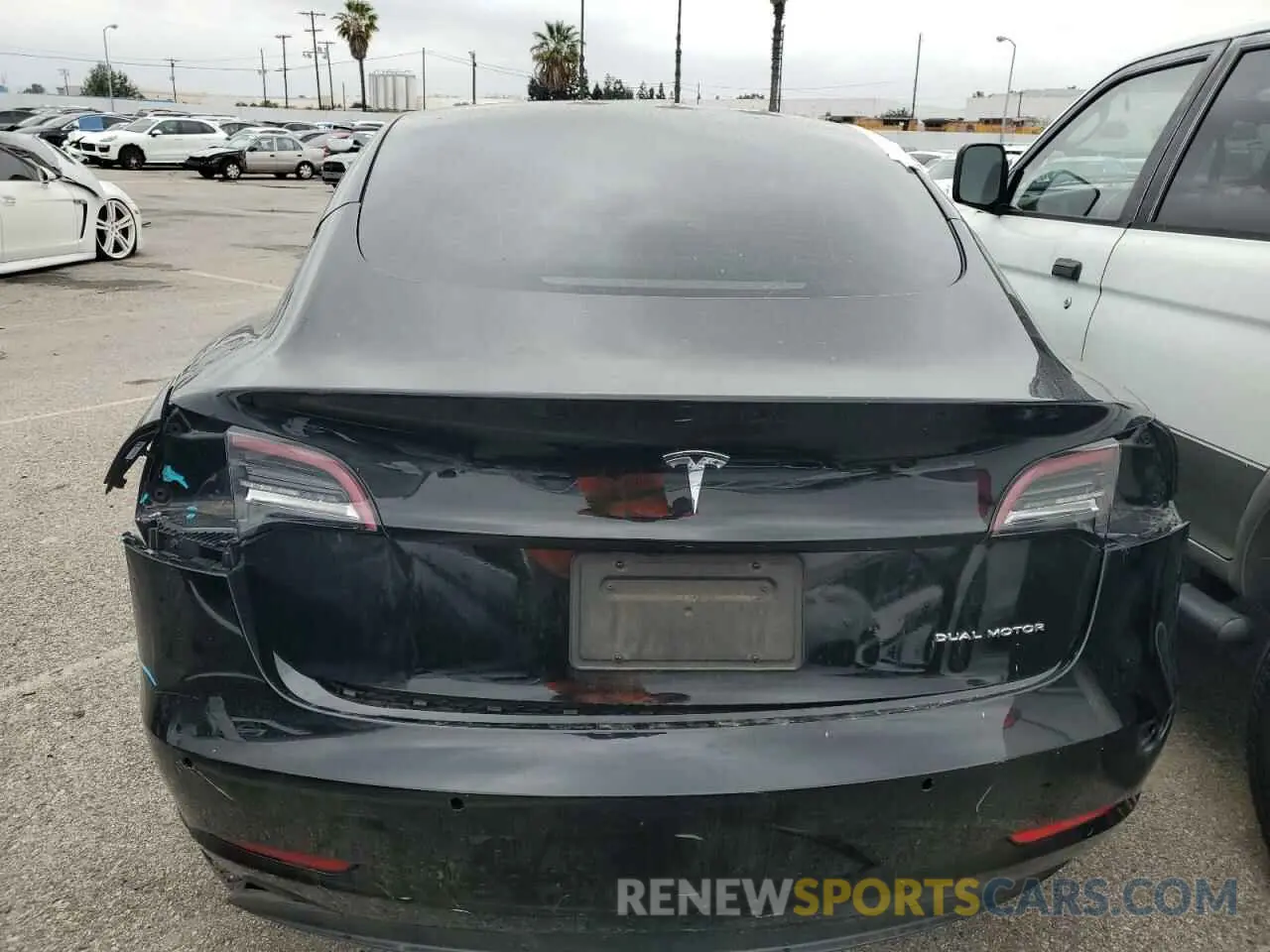 6 Фотография поврежденного автомобиля 5YJ3E1EBXNF295261 TESLA MODEL 3 2022