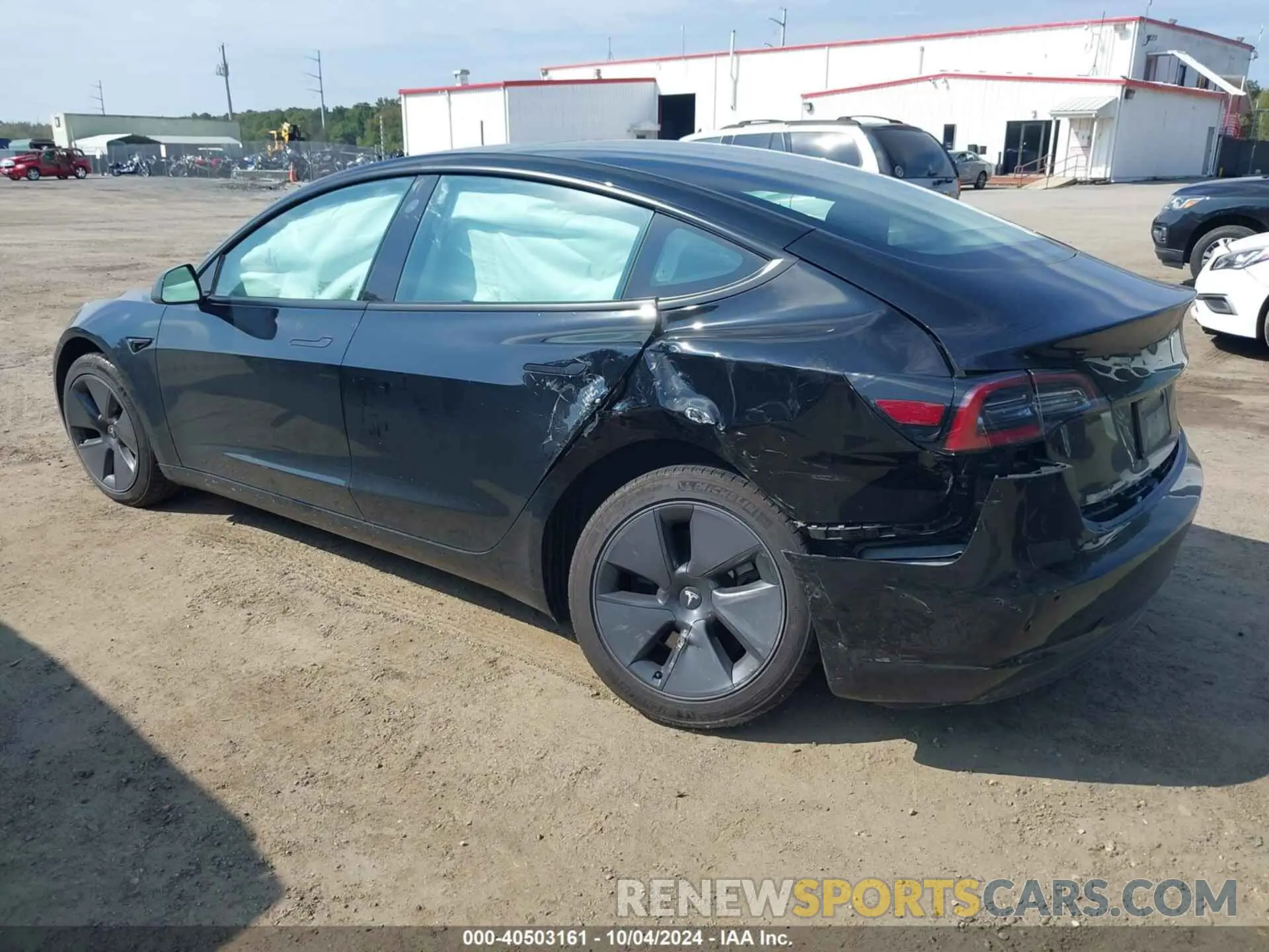 3 Photograph of a damaged car 5YJ3E1EBXNF349514 TESLA MODEL 3 2022