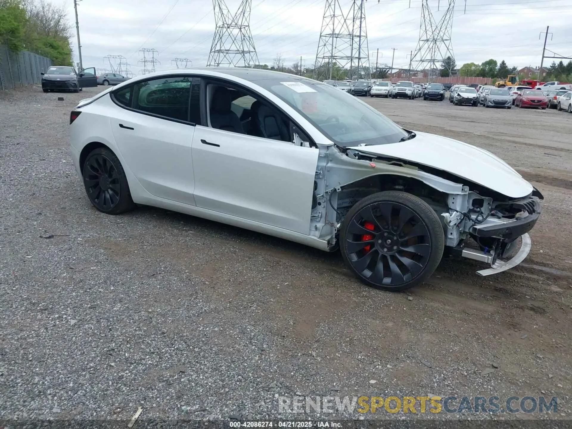 1 Фотография поврежденного автомобиля 5YJ3E1EC0NF263945 TESLA MODEL 3 2022