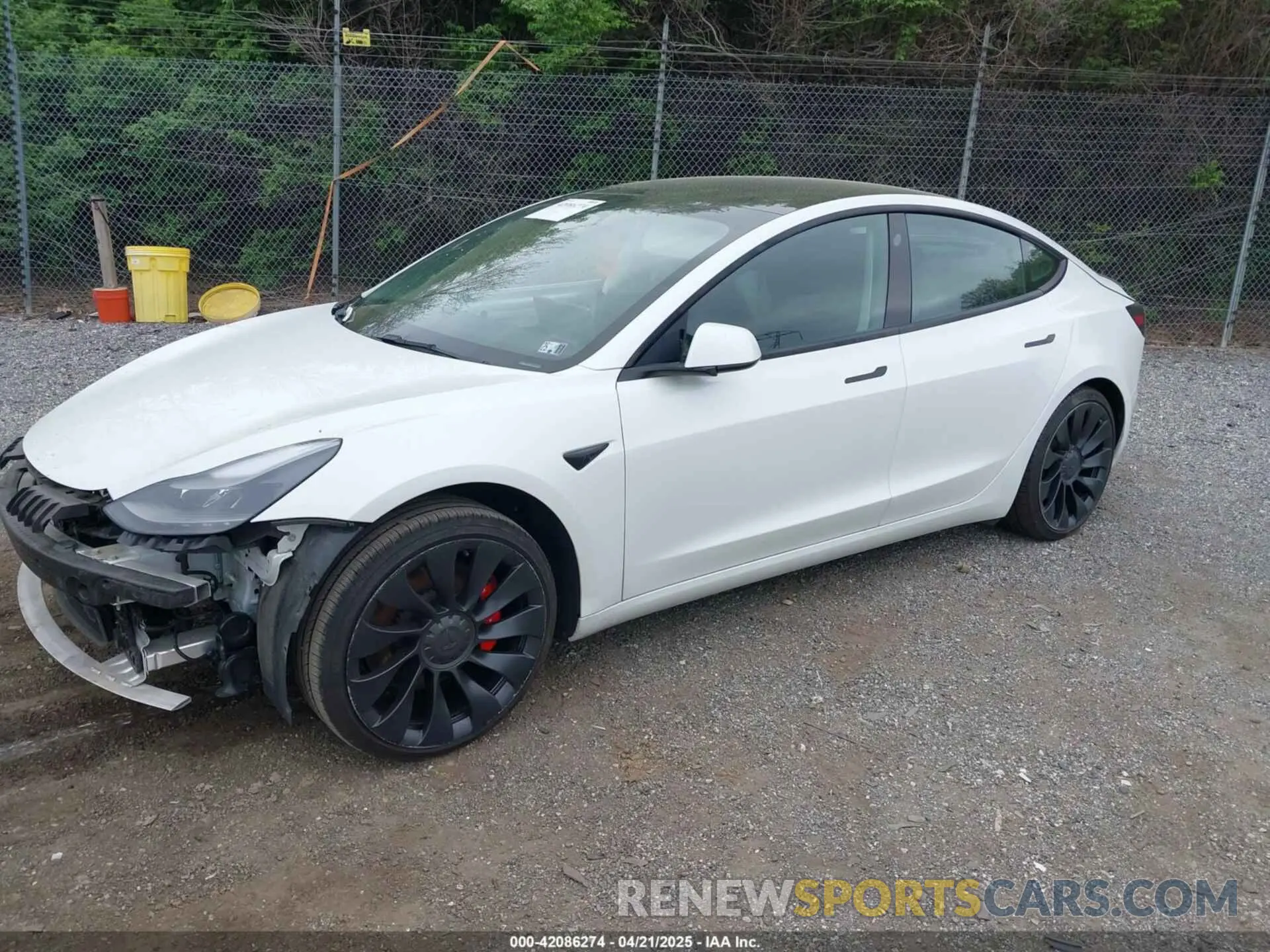 2 Фотография поврежденного автомобиля 5YJ3E1EC0NF263945 TESLA MODEL 3 2022