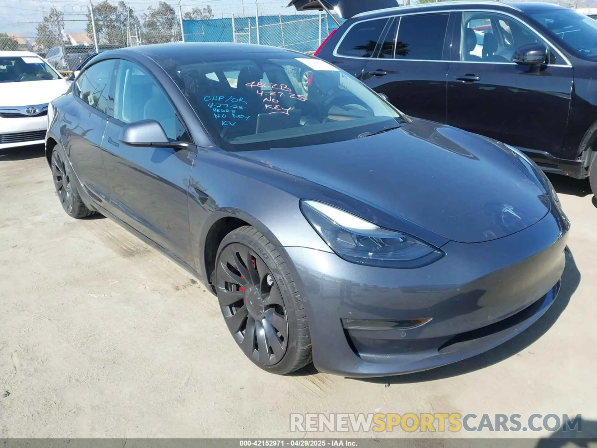 1 Photograph of a damaged car 5YJ3E1EC0NF270037 TESLA MODEL 3 2022